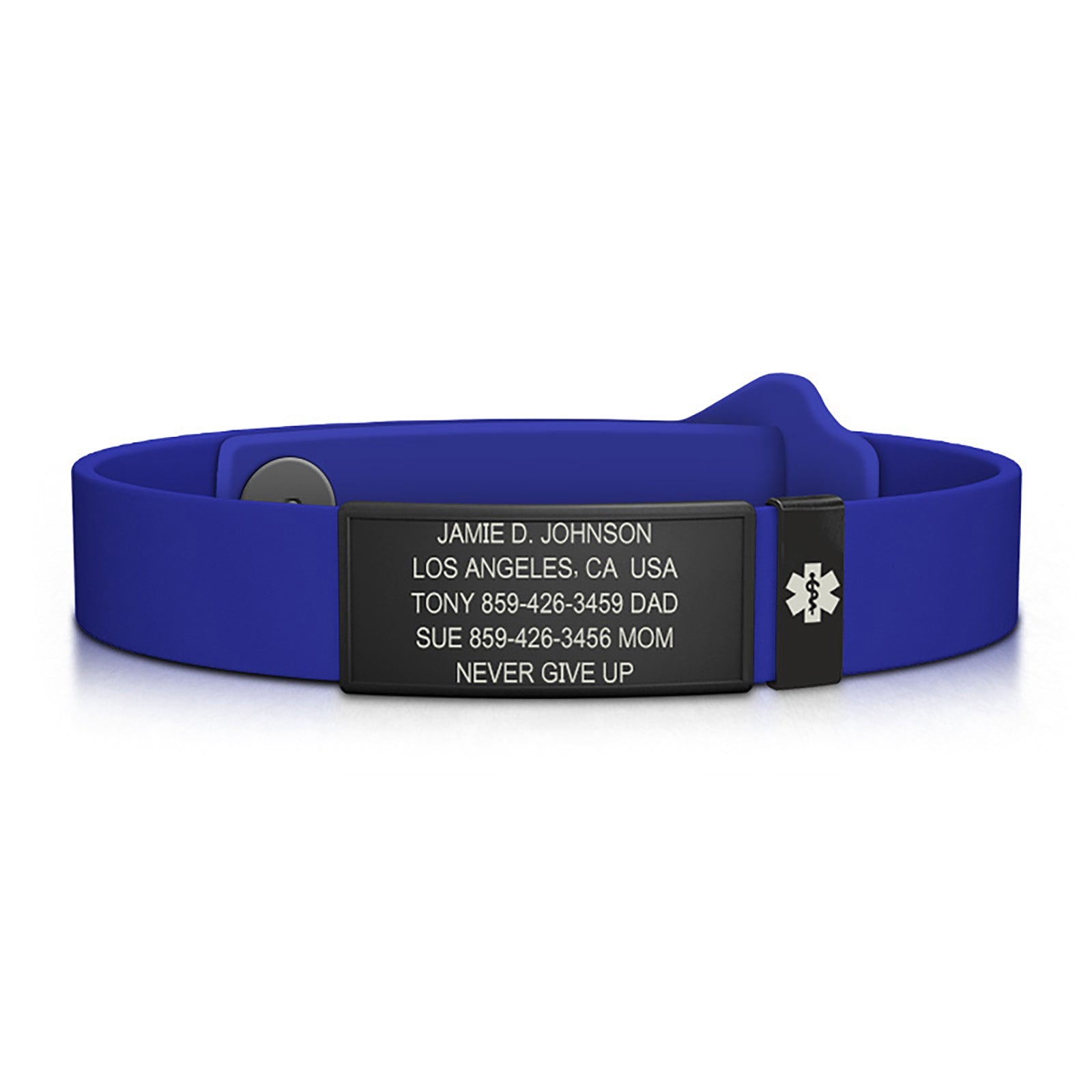 Kidsafe Medical ID ID Graphite-Graphite Classic | Blue ROAD iD