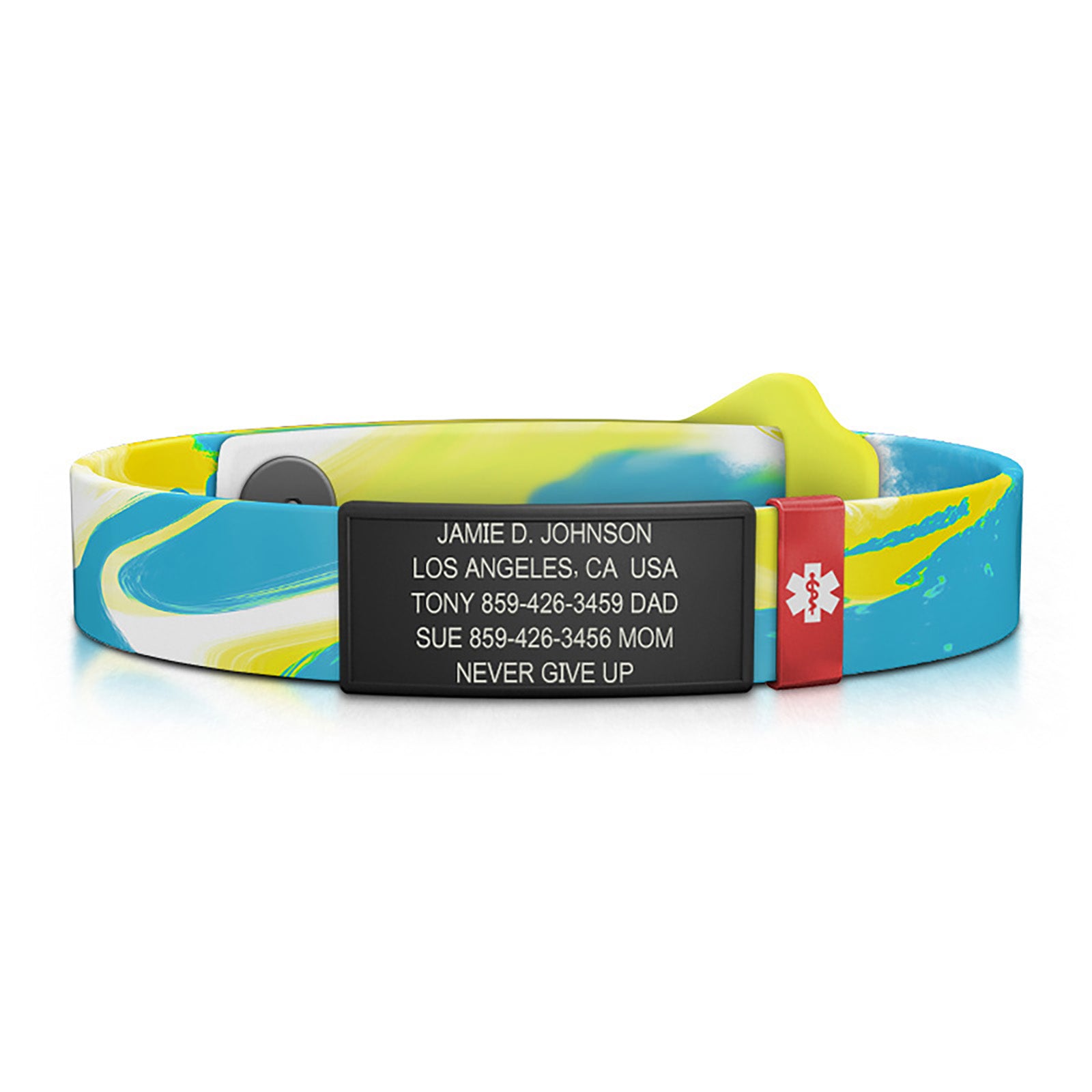 Kidsafe Medical ID ID Graphite-Ember Classic | Sand Castle ROAD iD