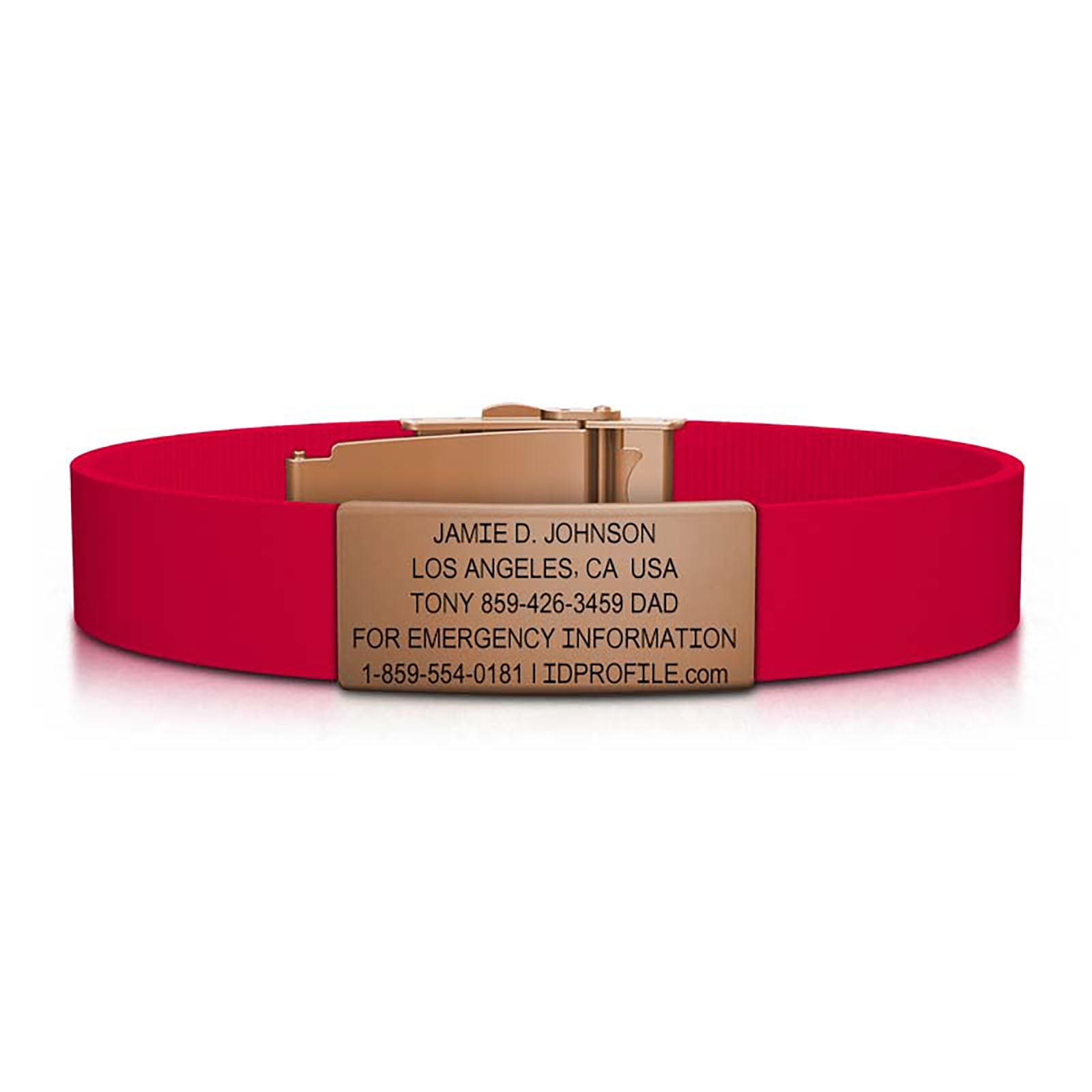 13mm / Rose Gold / Classic | Red