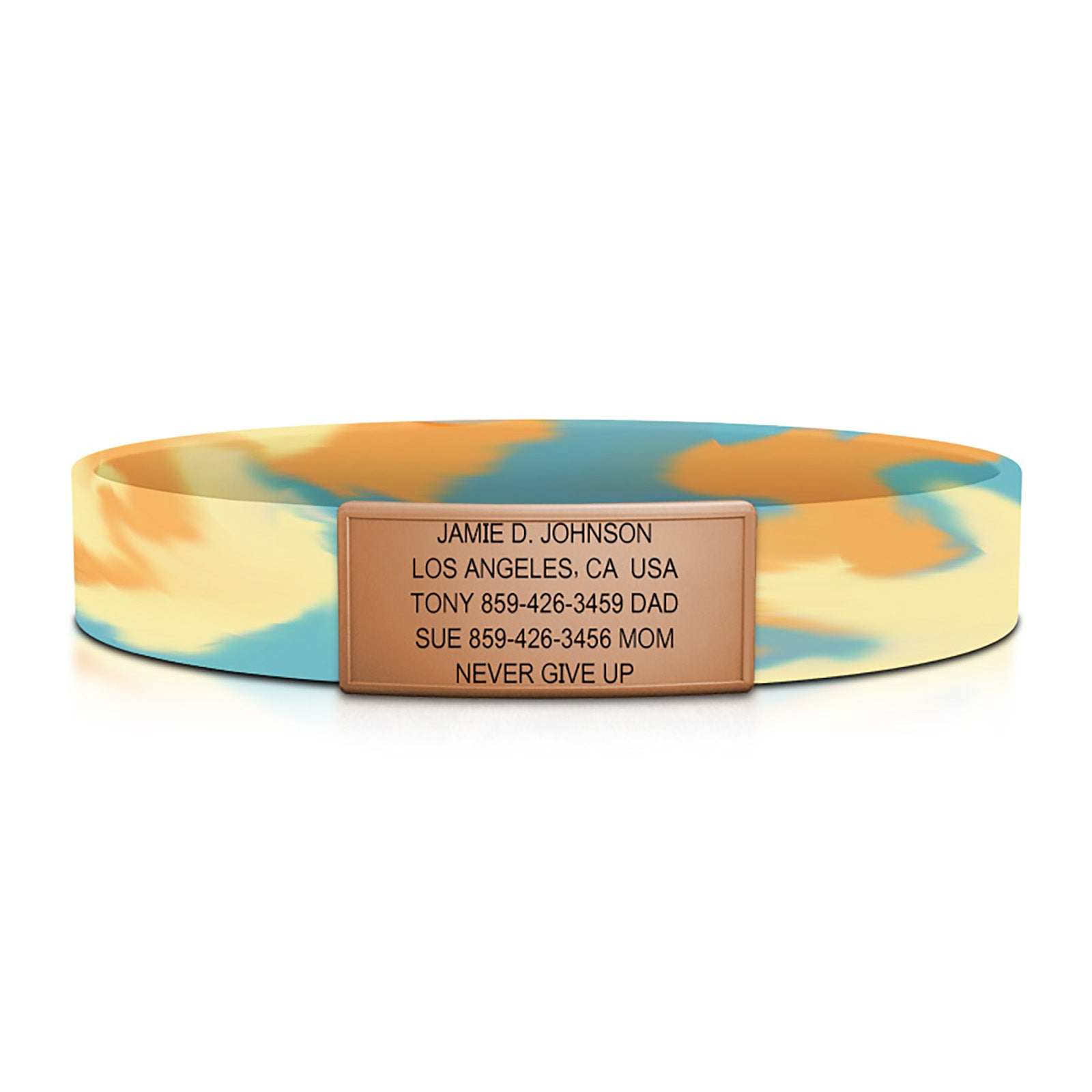 Stretch ID - Kids Pack ID Rose Gold Limited | Tropical Orange Tie Dye ROAD iD
