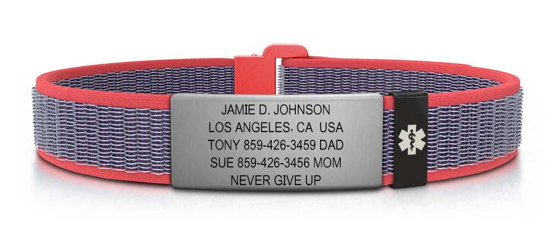 Nylon Loop Medical ID - ML ID ROAD iD