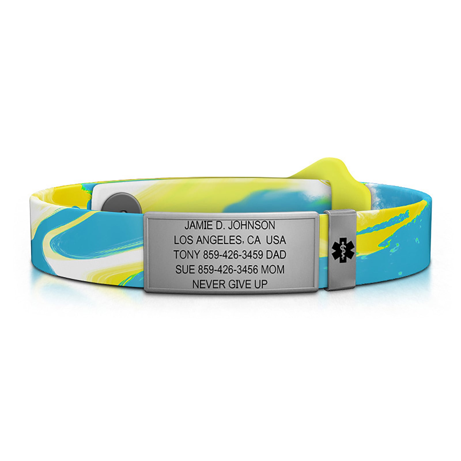 Kidsafe Medical ID ID Slate-Slate Classic | Sand Castle ROAD iD