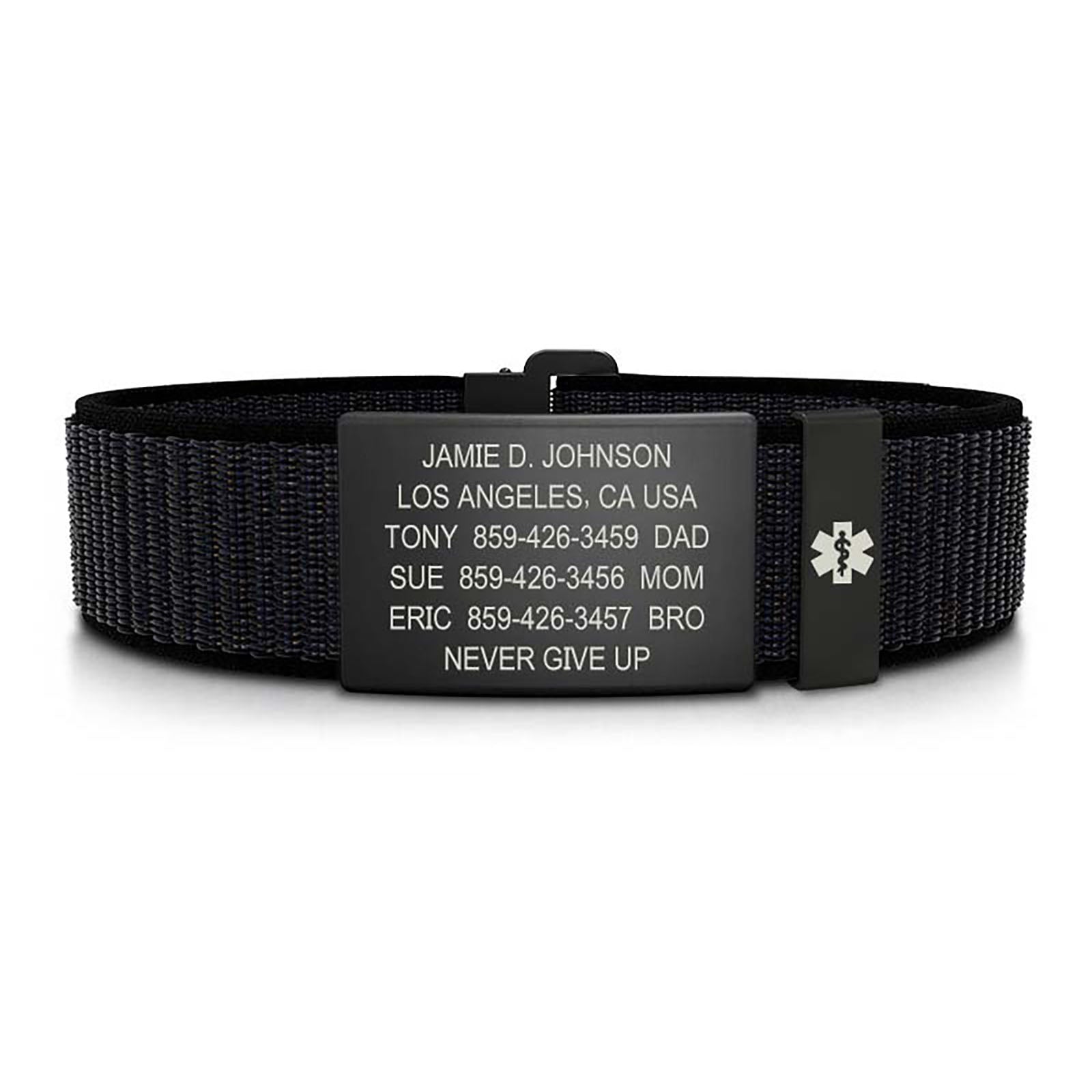 Nylon Loop Medical ID - SM ID 19mm - ROAD iD