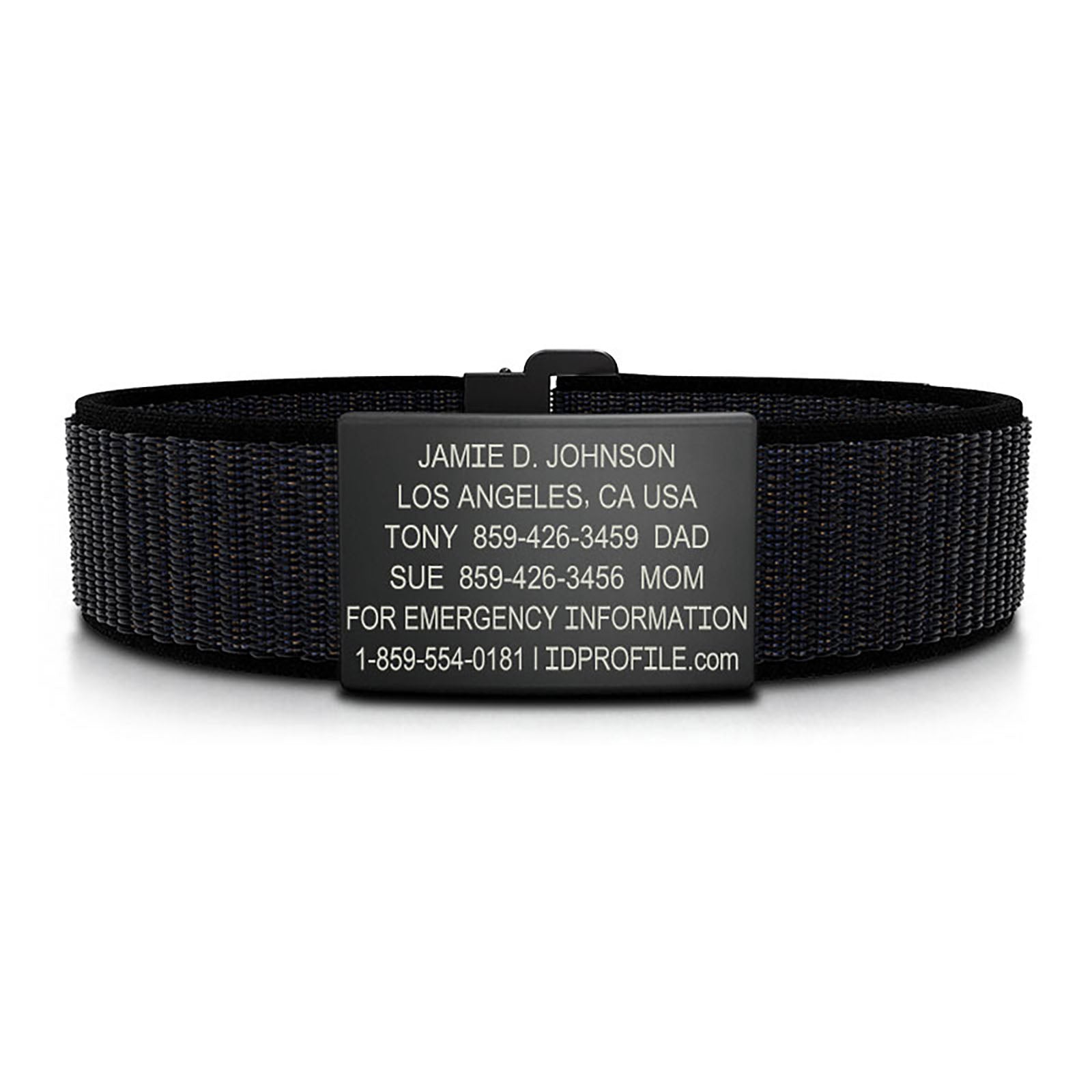 Nylon Loop ID - XL - With iD Profile ID 19mm Graphite Classic | Cosmic ROAD iD