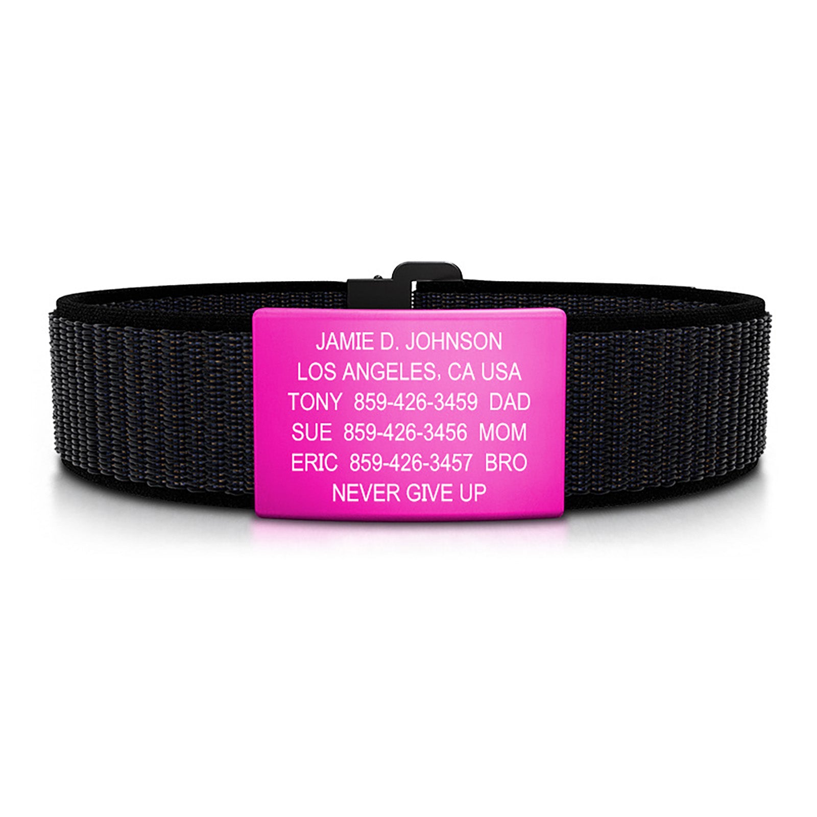 Nylon Loop ID - SM ID 19mm Pink Classic | Cosmic ROAD iD