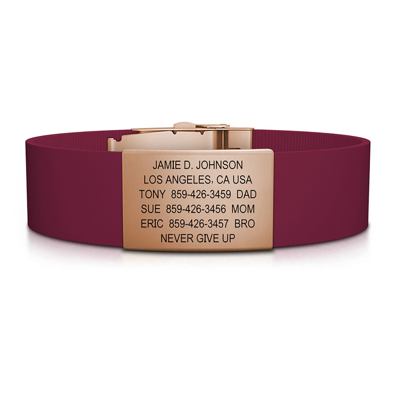 19mm / Rose Gold / Classic | Merlot