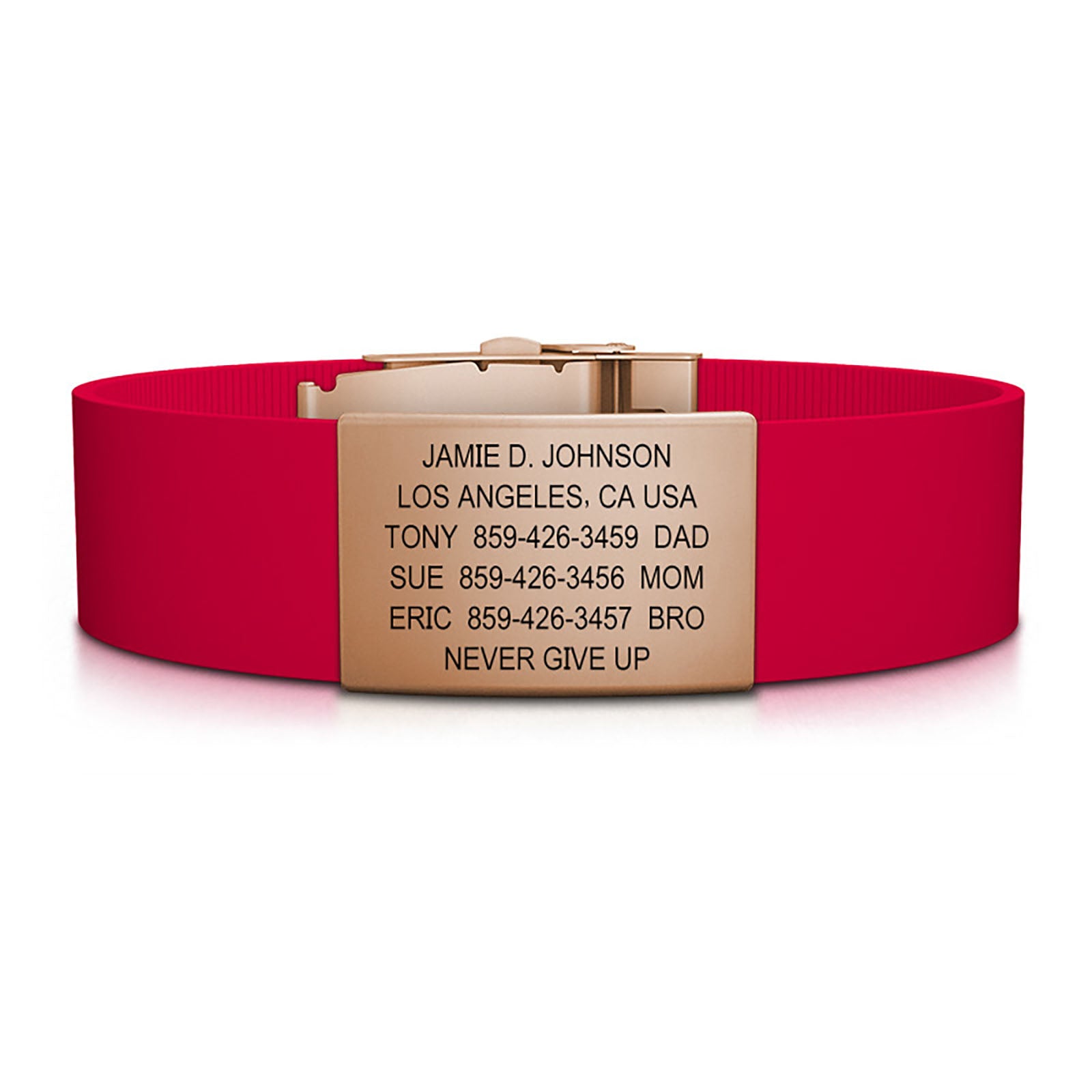 19mm / Rose Gold / Classic | Red
