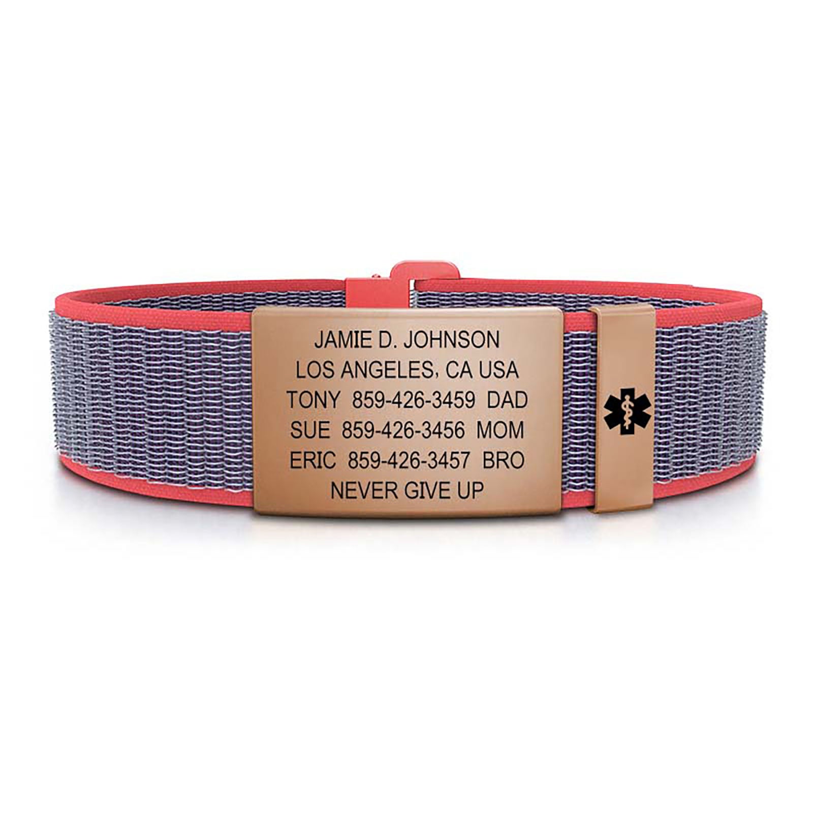 Nylon Loop Medical ID - SM ID 19mm - ROAD iD