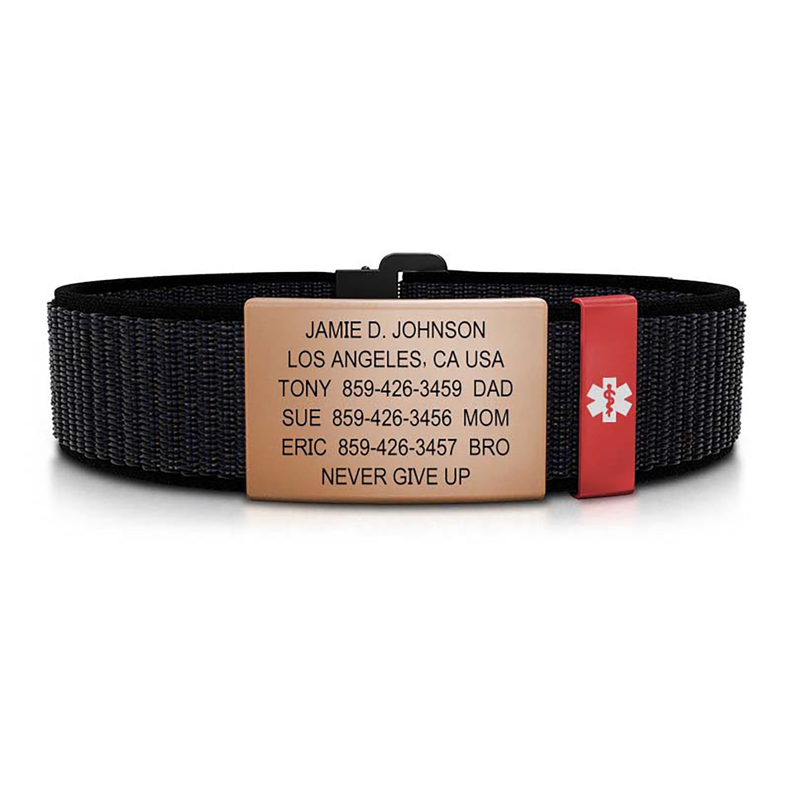 Nylon Loop Medical ID - SM ID 19mm - ROAD iD