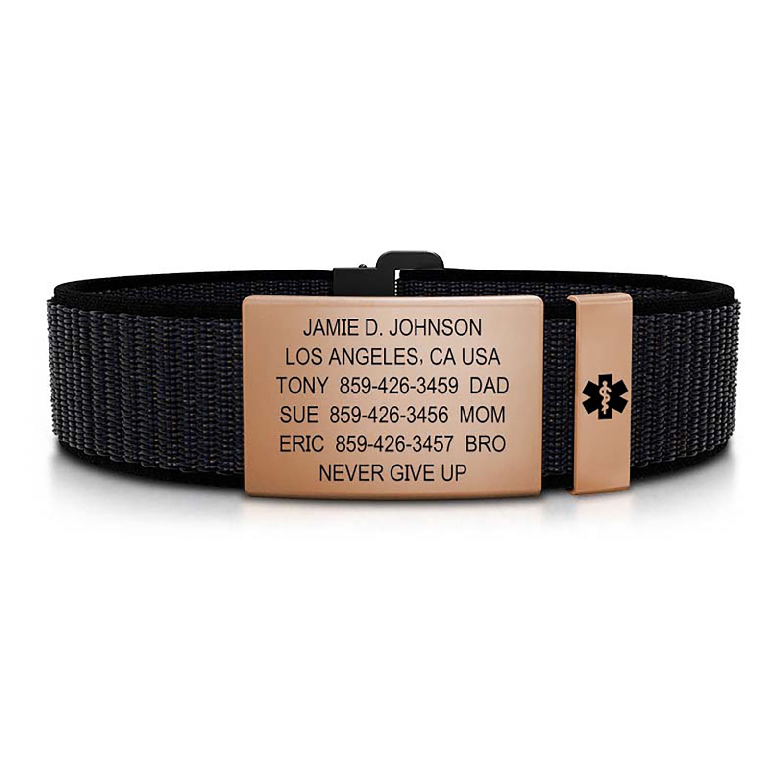 Nylon Loop Medical ID - SM ID 19mm - ROAD iD