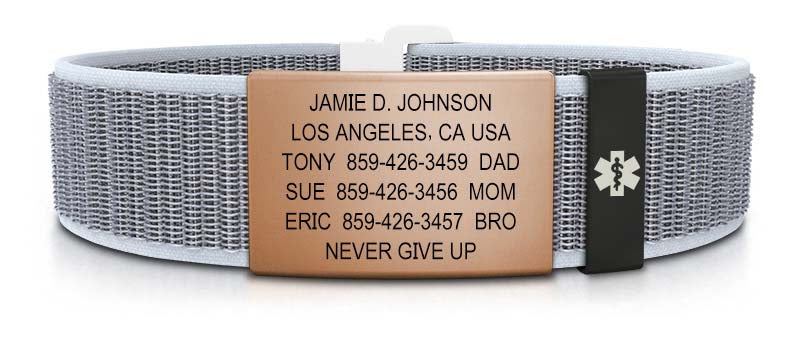 Nylon Loop Medical ID - SM ID ROAD iD