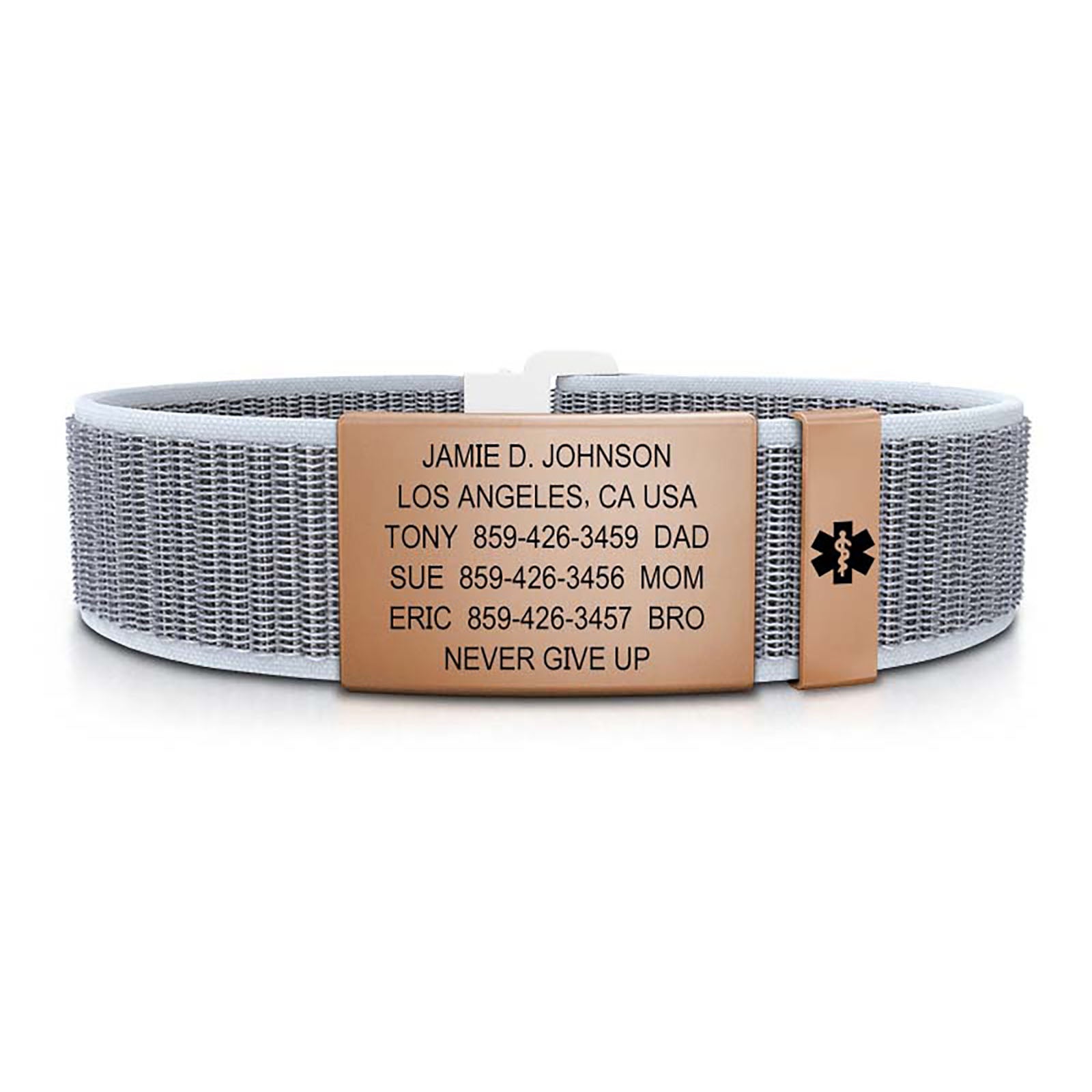Nylon Loop Medical ID - SM ID 19mm - ROAD iD