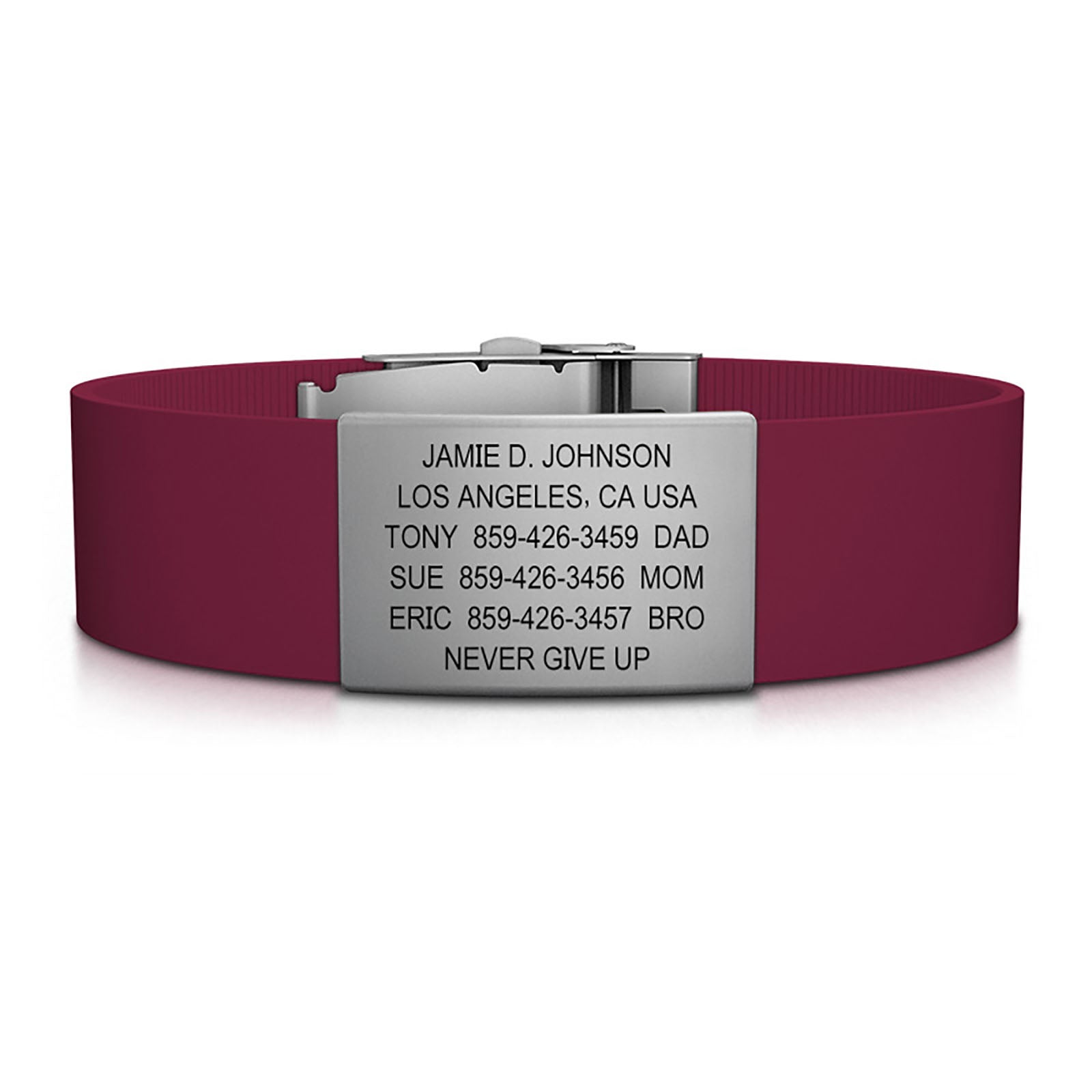 19mm / Slate / Classic | Merlot