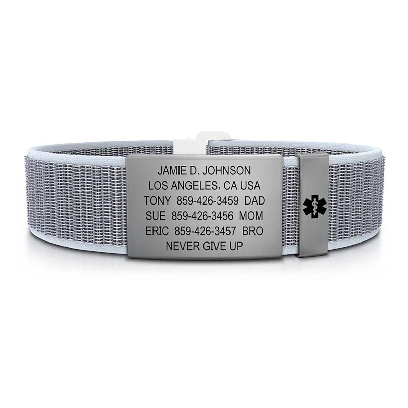 Nylon Loop Medical ID - SM ID 19mm - ROAD iD