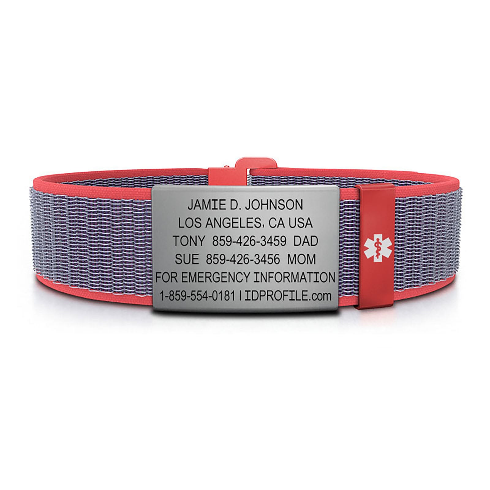 Nylon Loop Medical ID - ML - With iD Profile ID 19mm - ROAD iD