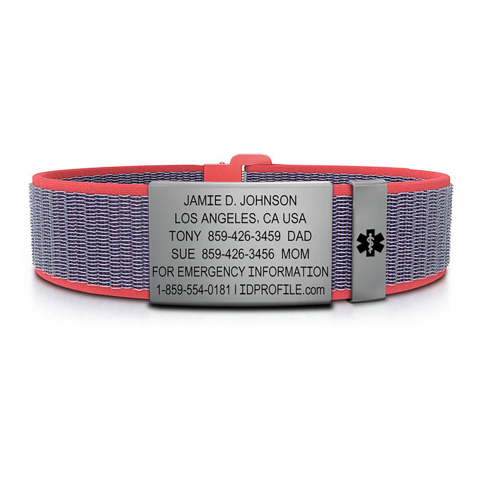 Nylon Loop Medical ID - ML - With iD Profile ID 19mm - ROAD iD