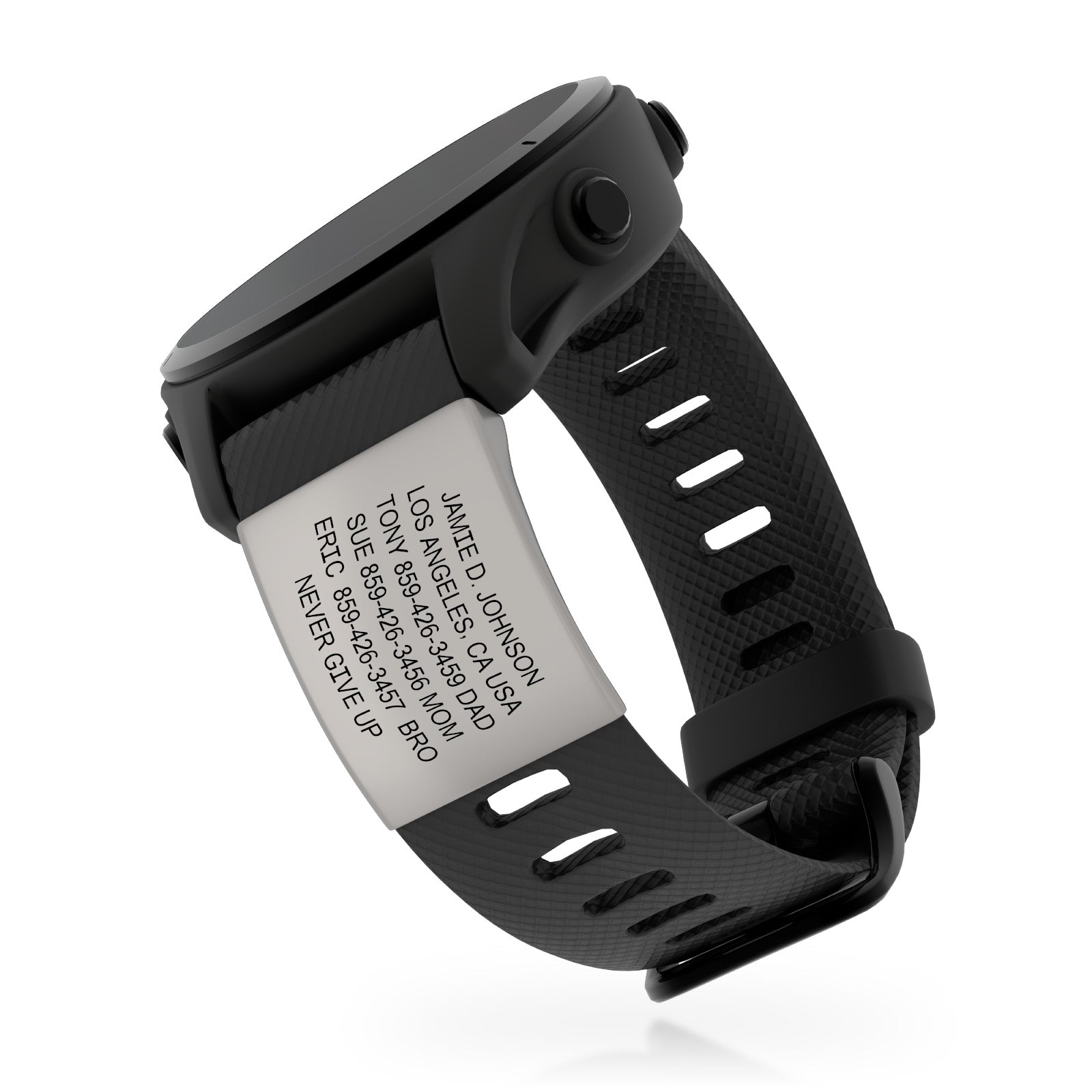 Garmin Watch Medical ID ID Slate Quick Release | 22mm ROAD iD