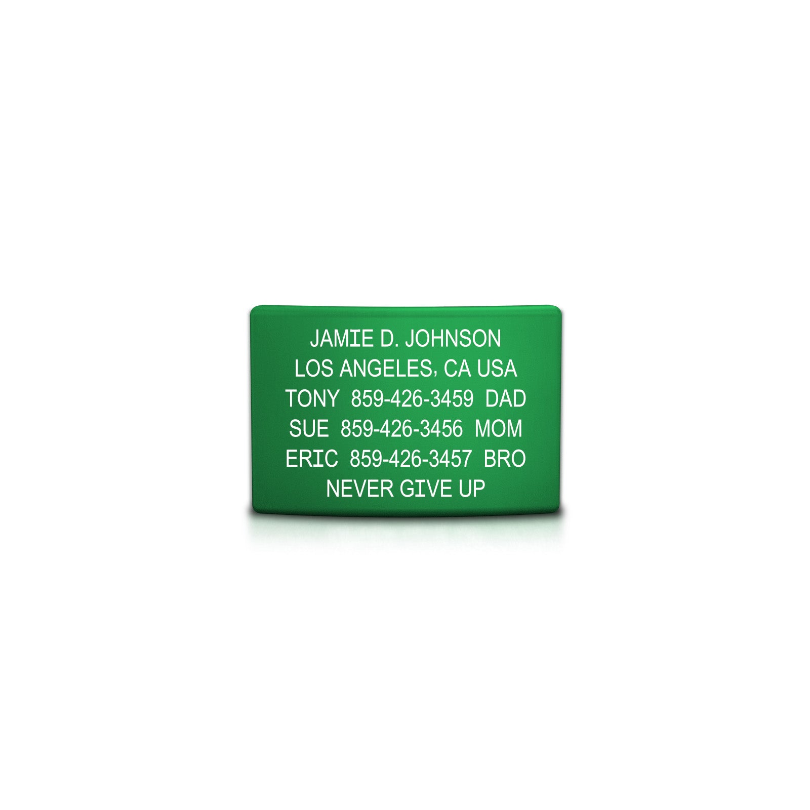 Classic ID Faceplate - With iD Profile ID 19mm Emerald ROAD iD
