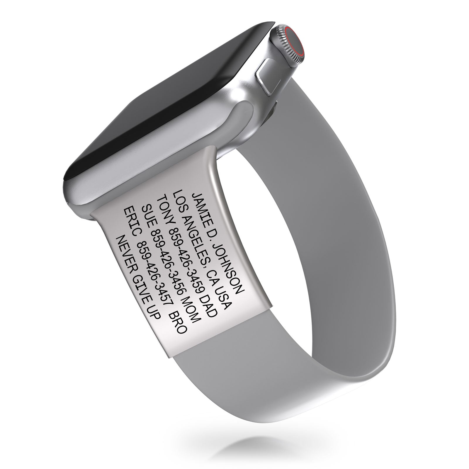 Apple Watch Medical ID - With iD Profile ID Slate Series 3-11 | Solo Loop ROAD iD