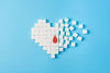 dropof blood on broken heart