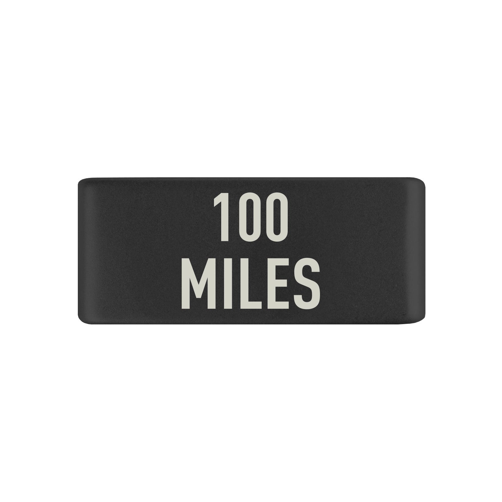 100 Miles Badge Badge 13mm Graphite ROAD iD