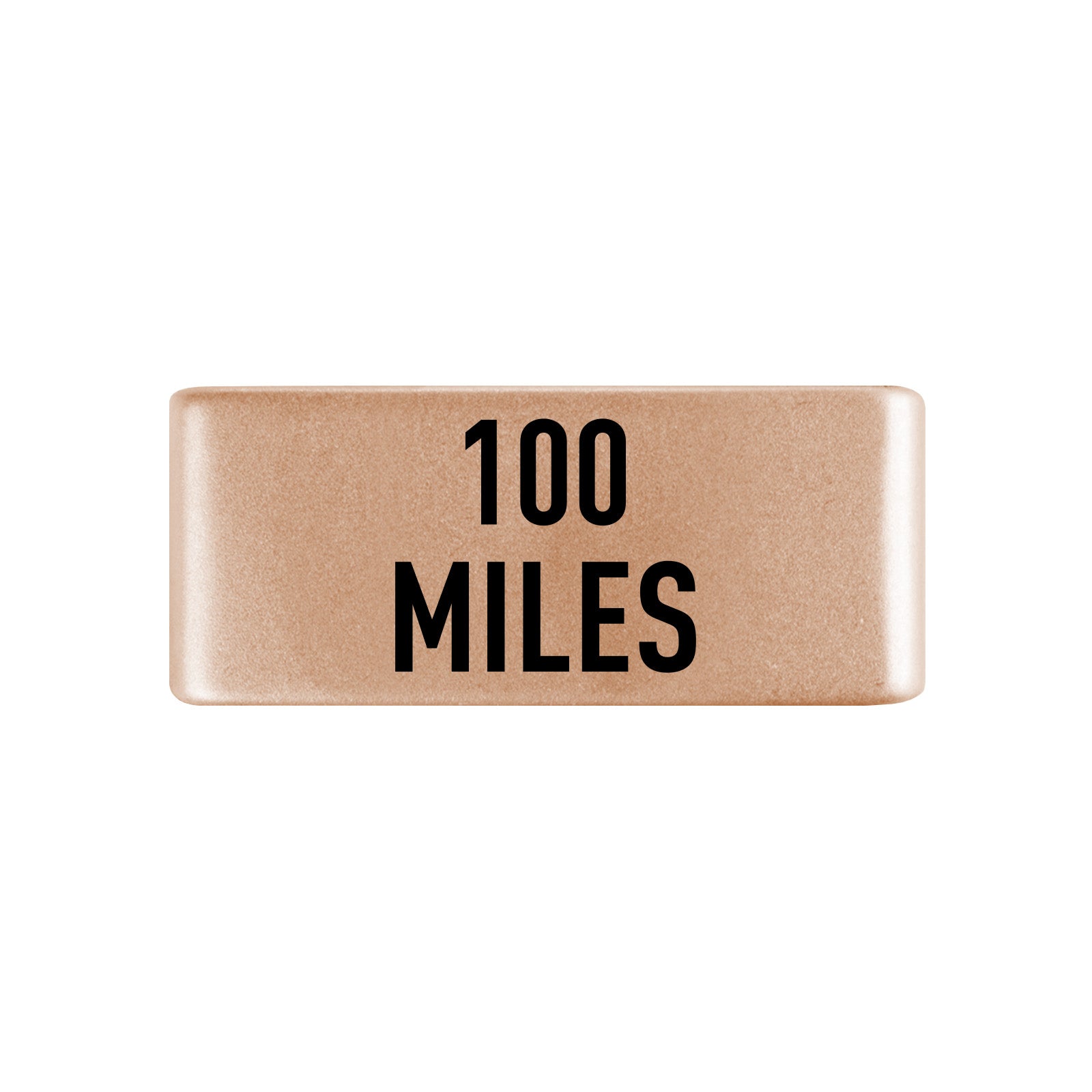 100 Miles Badge Badge 13mm Rose Gold ROAD iD