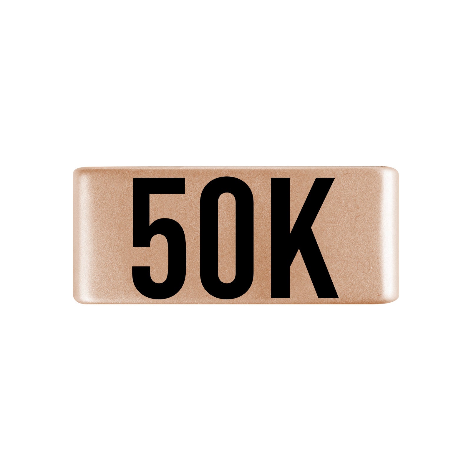 50k Badge Badge 13mm Rose Gold ROAD iD