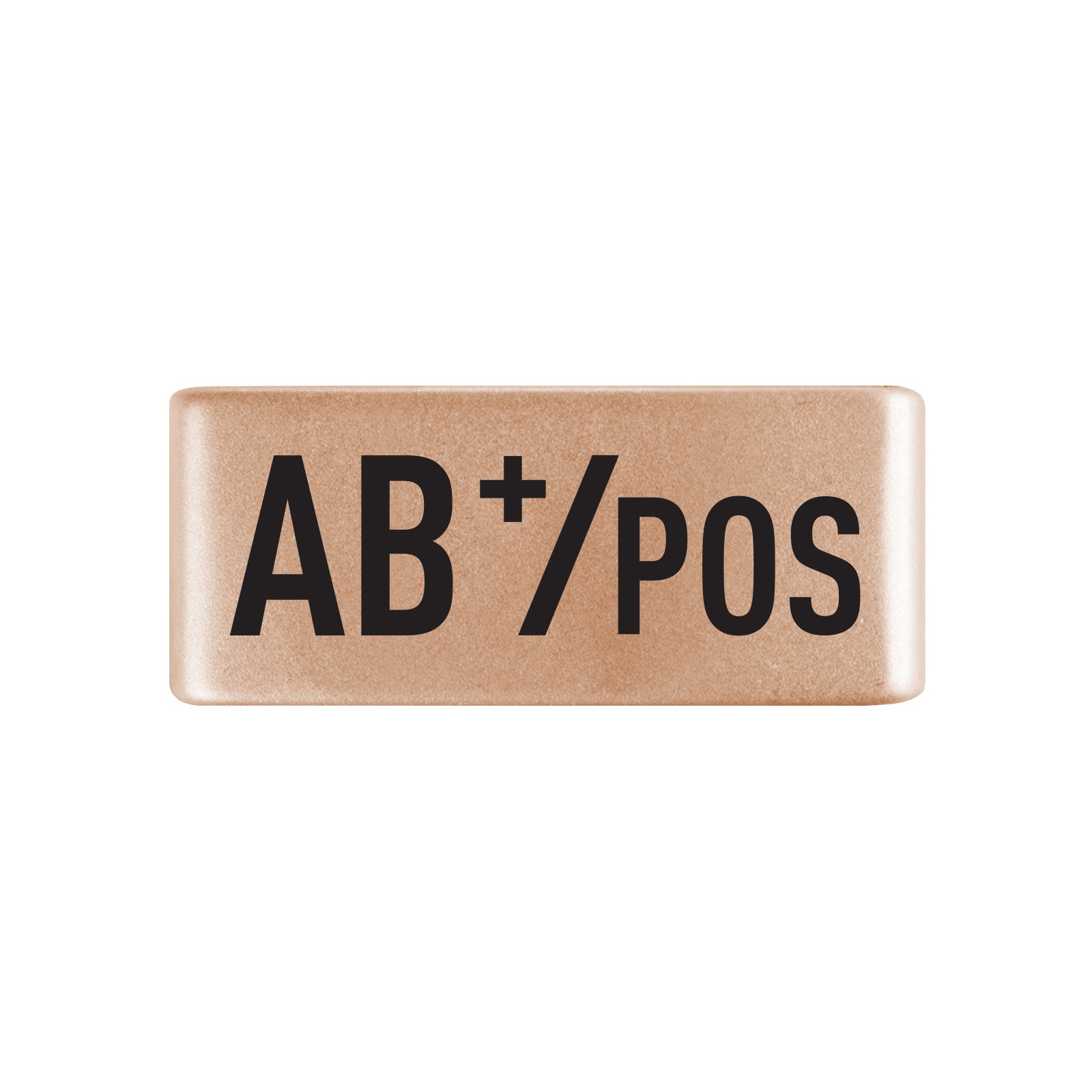 AB Positive Blood Type Badge Badge 13mm Rose Gold ROAD iD