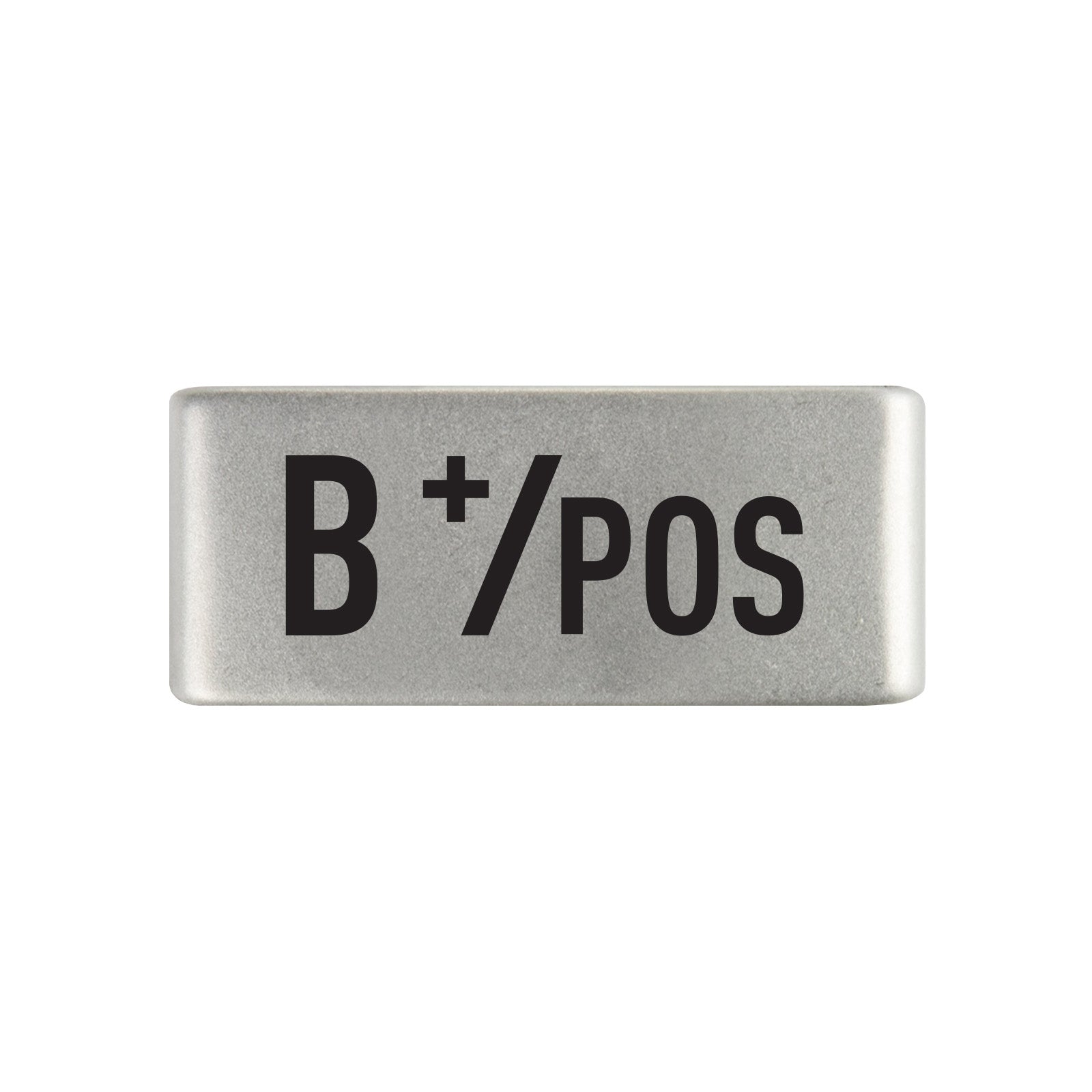 B Positive Blood Type Badge Badge 13mm Slate ROAD iD