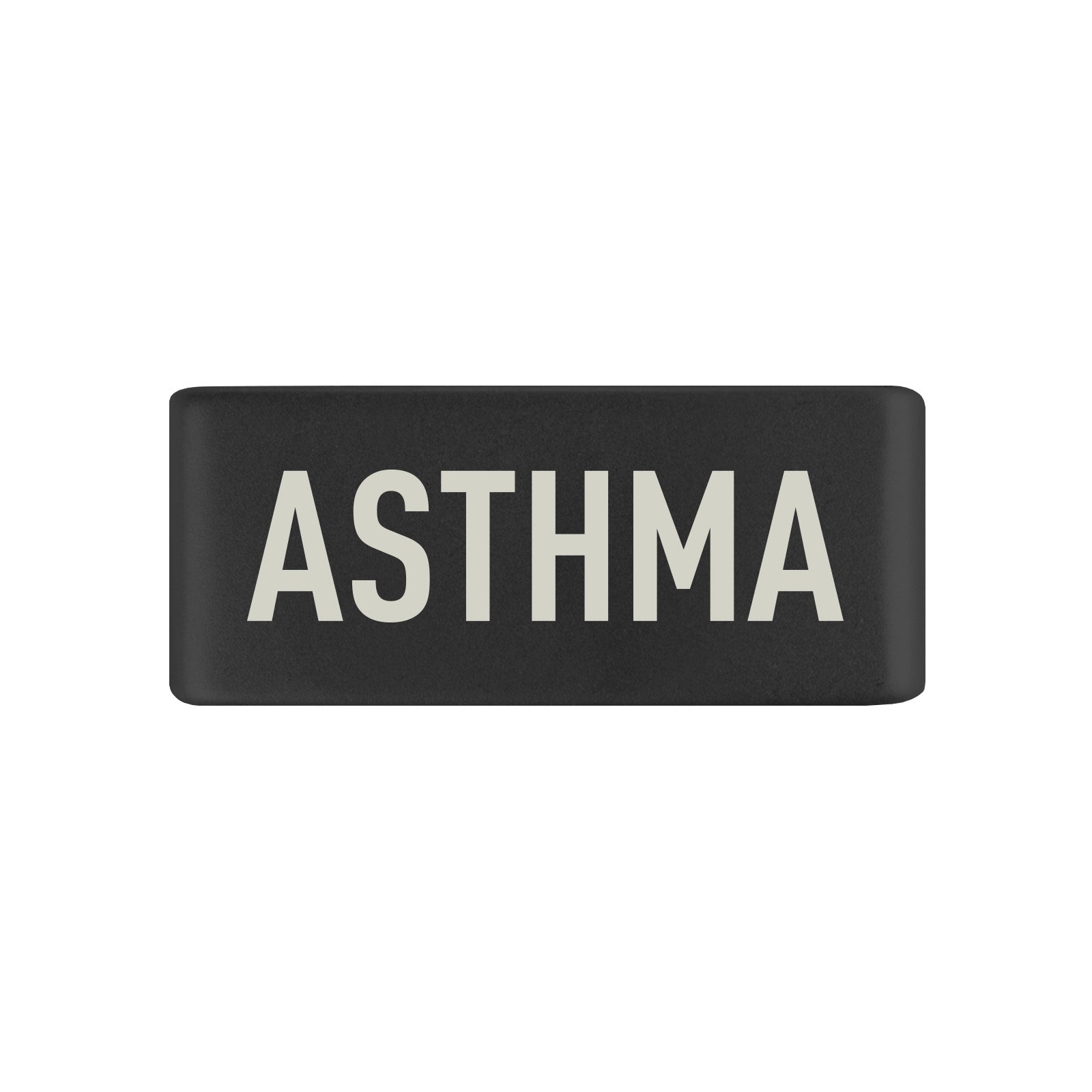 Asthma Badge Badge 13mm Graphite ROAD iD
