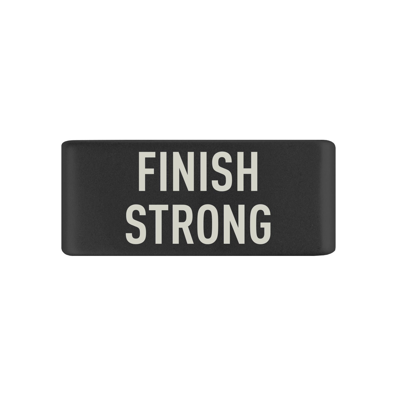 Finish Strong Badge Badge 13mm Graphite ROAD iD