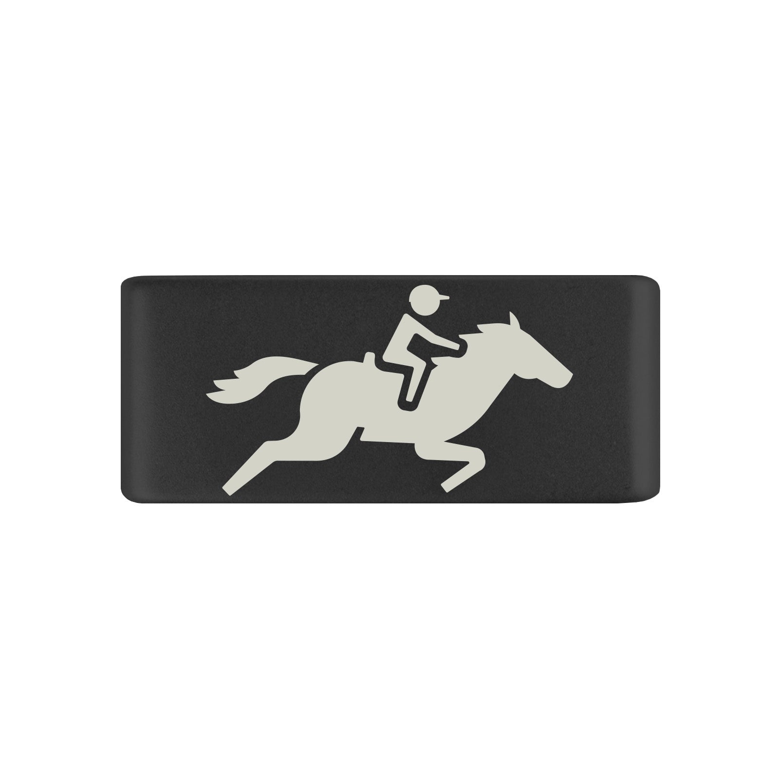 Horseback Badge Badge 13mm Graphite ROAD iD