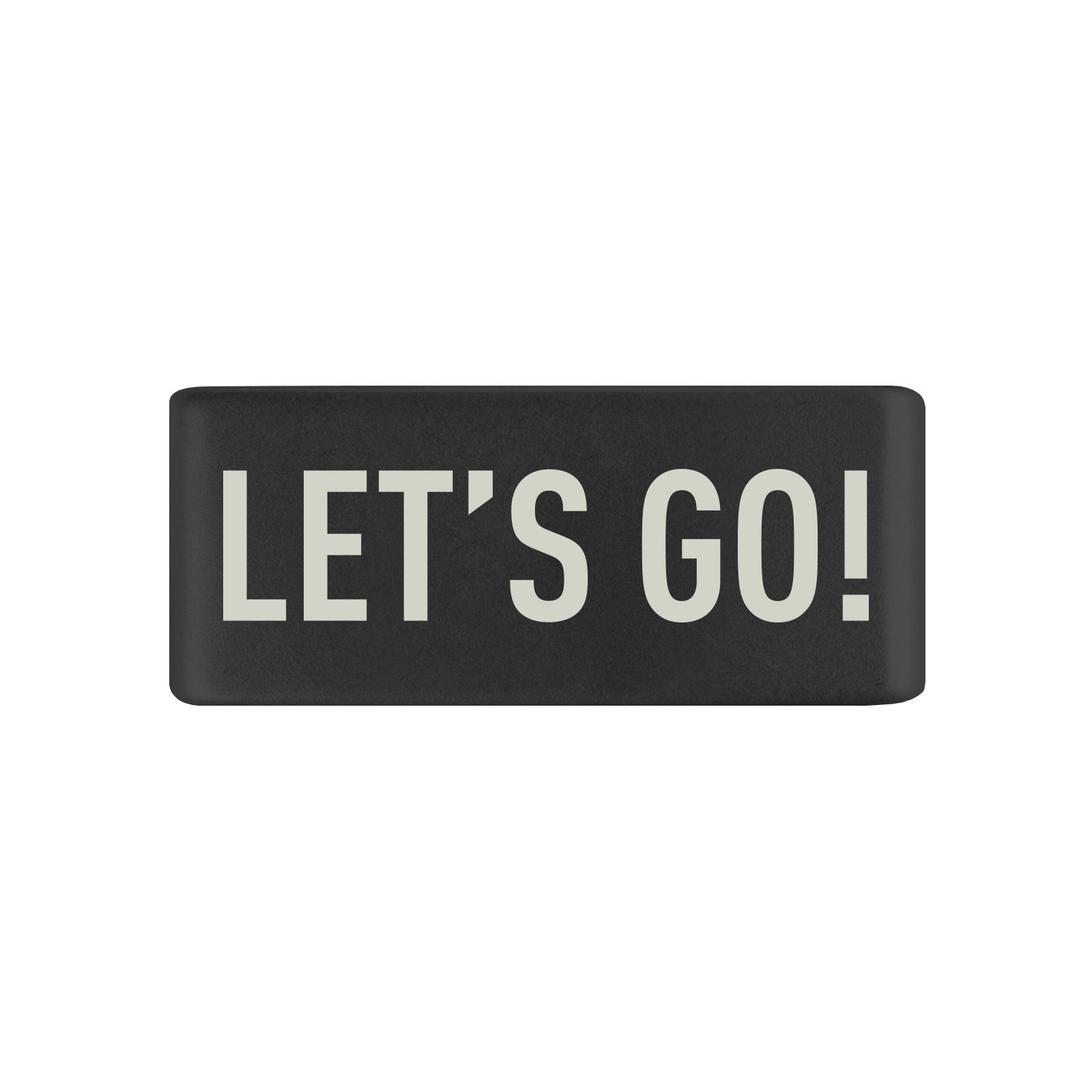 Let's Go Badge Badge 13mm Graphite ROAD iD
