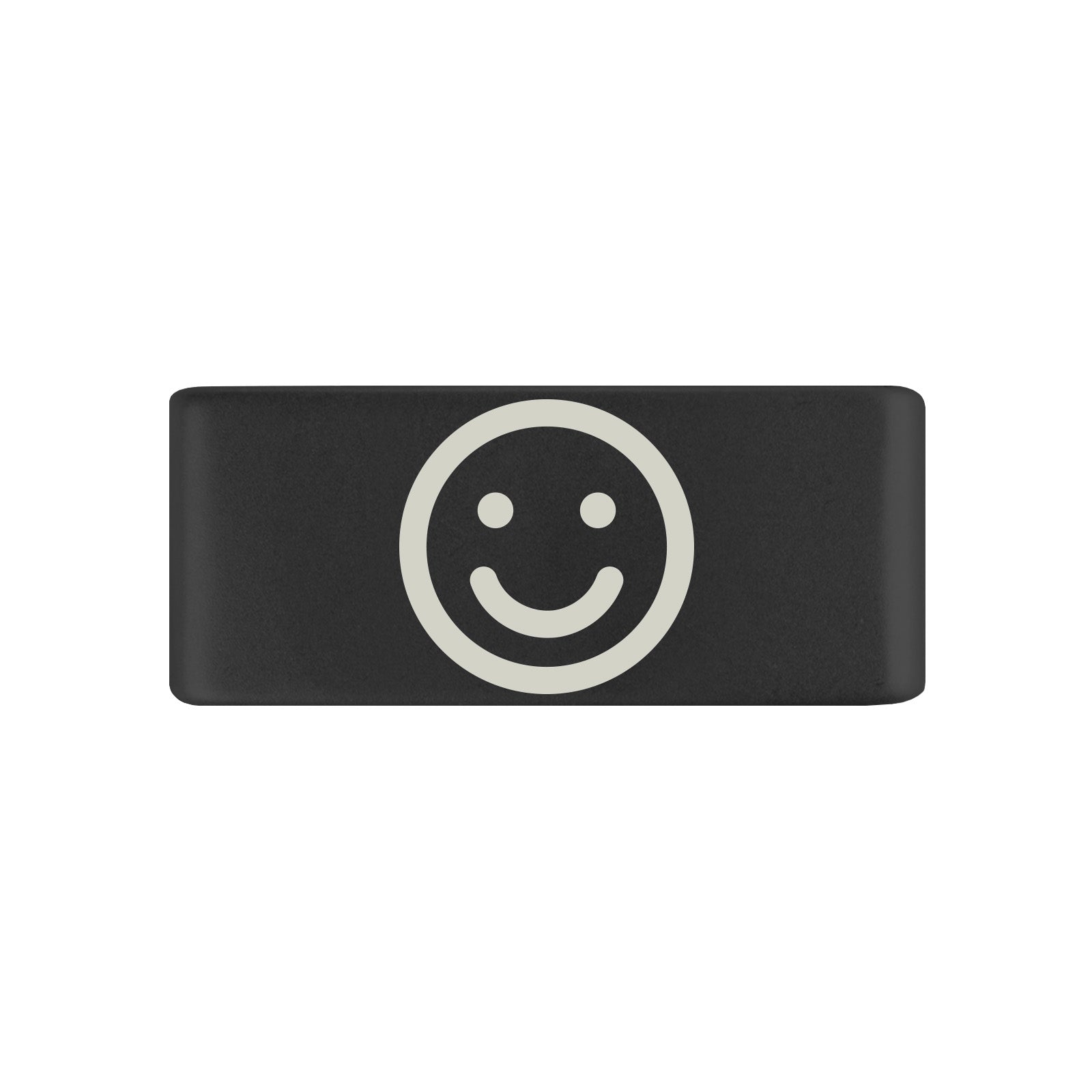 Smiley Face Badge Badge 13mm Graphite ROAD iD