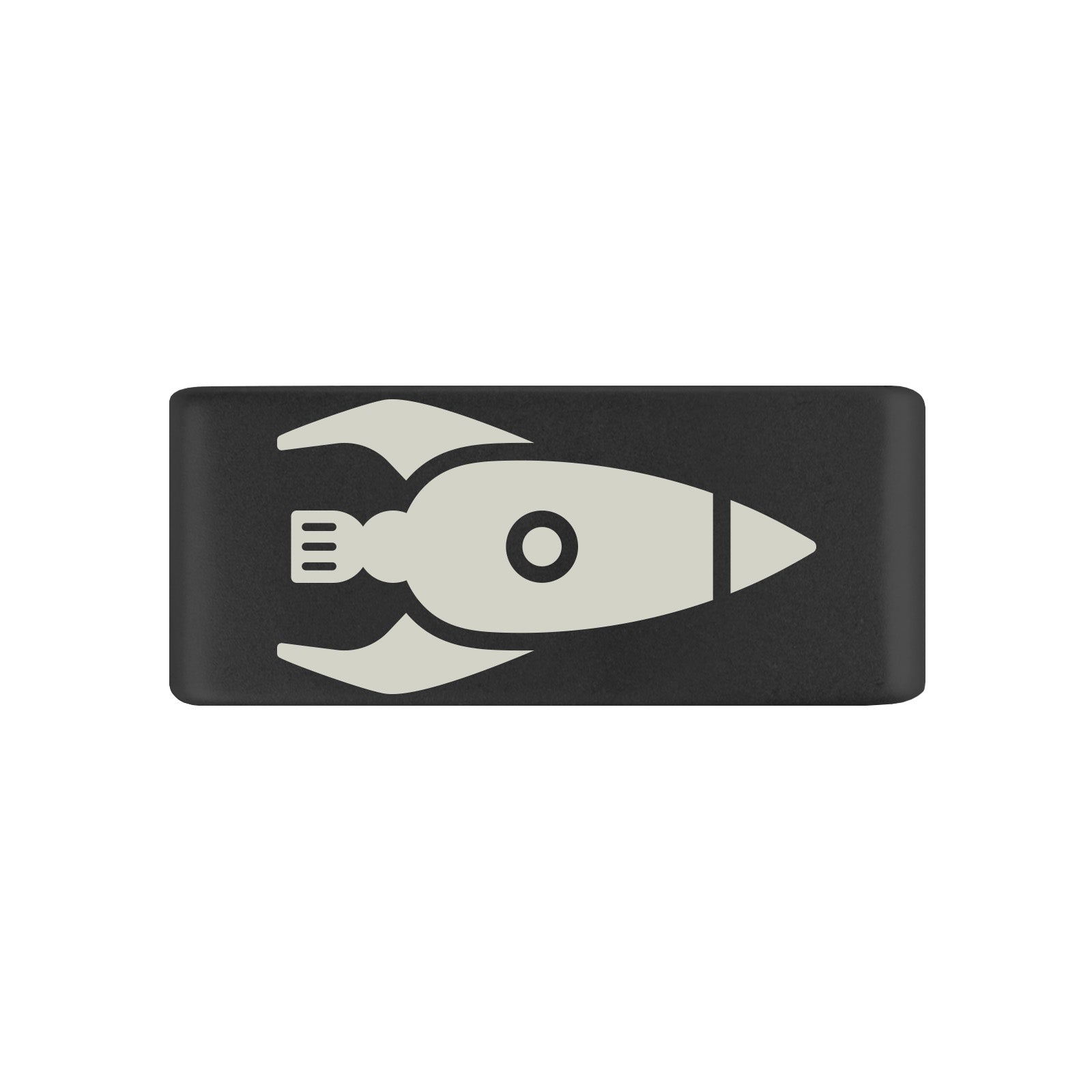 Rocketship Badge Badge 13mm Graphite ROAD iD
