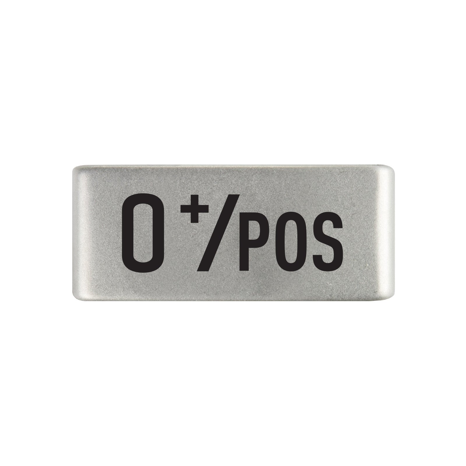 O Positive Blood Type Badge Badge 13mm Slate ROAD iD
