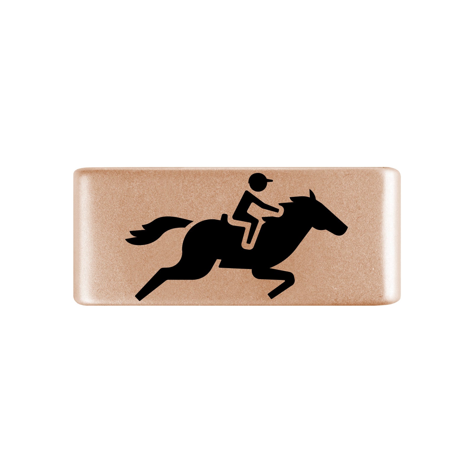 Horseback Badge Badge 13mm Rose Gold ROAD iD