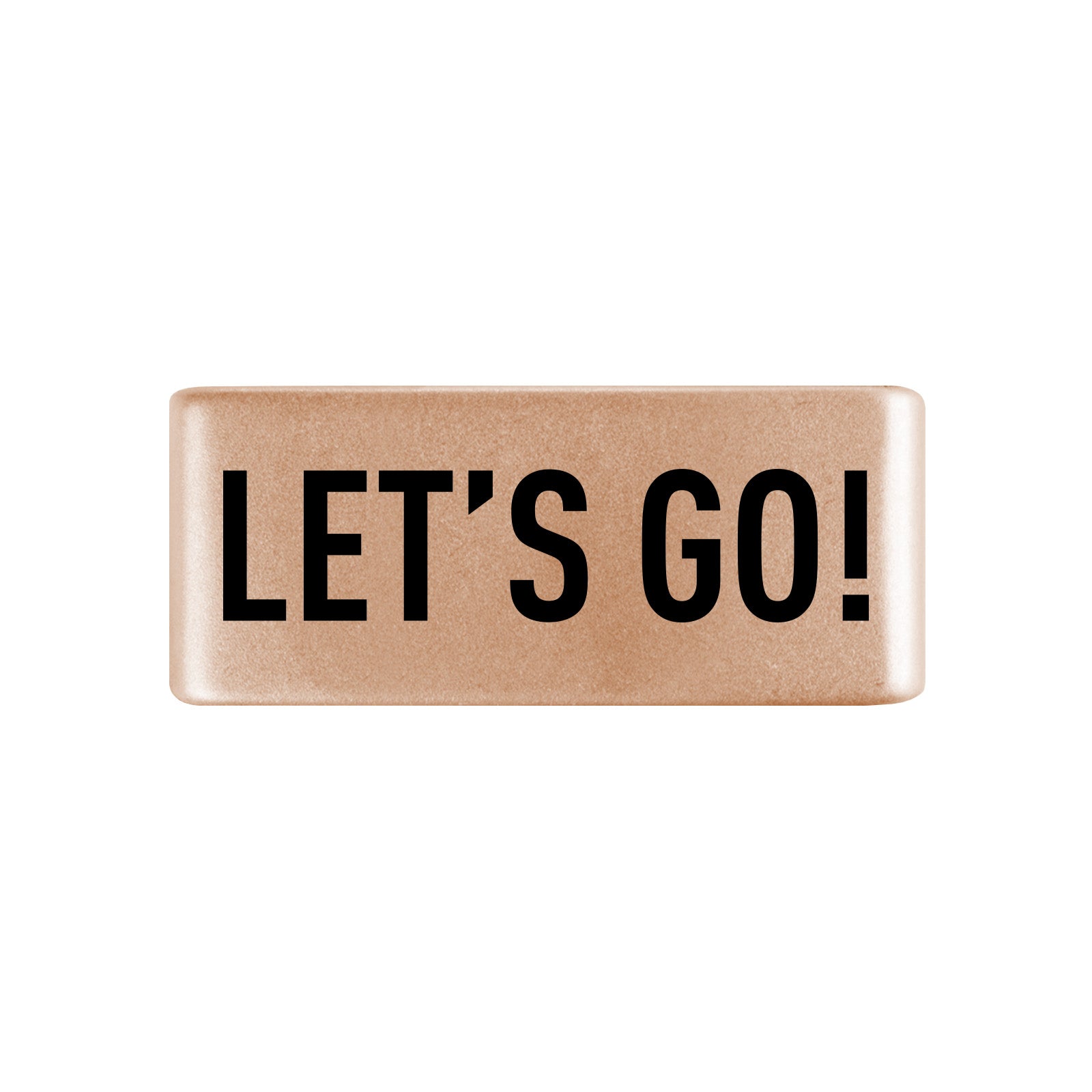 Let's Go Badge Badge 13mm Rose Gold ROAD iD