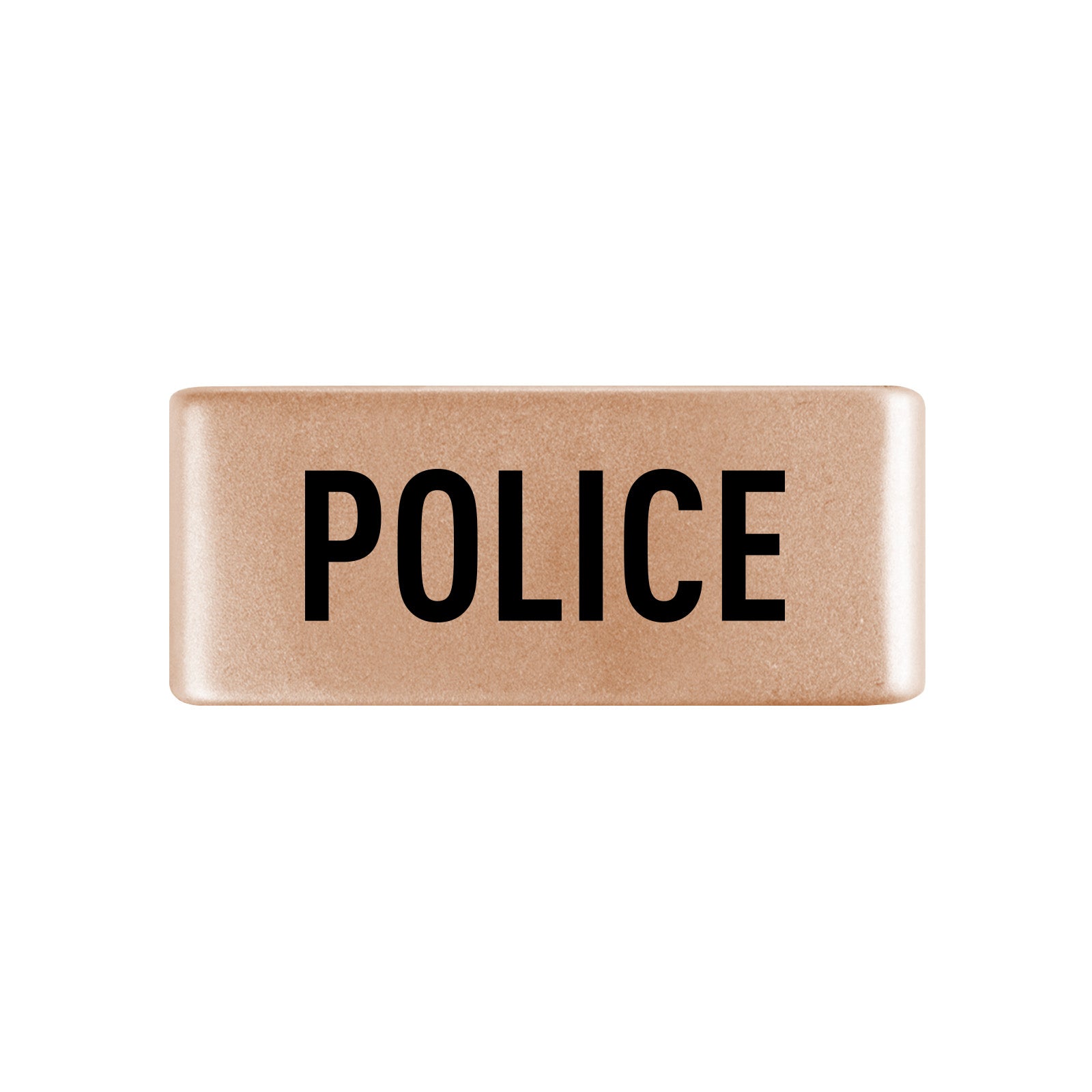 Police Badge Badge 13mm Rose Gold ROAD iD