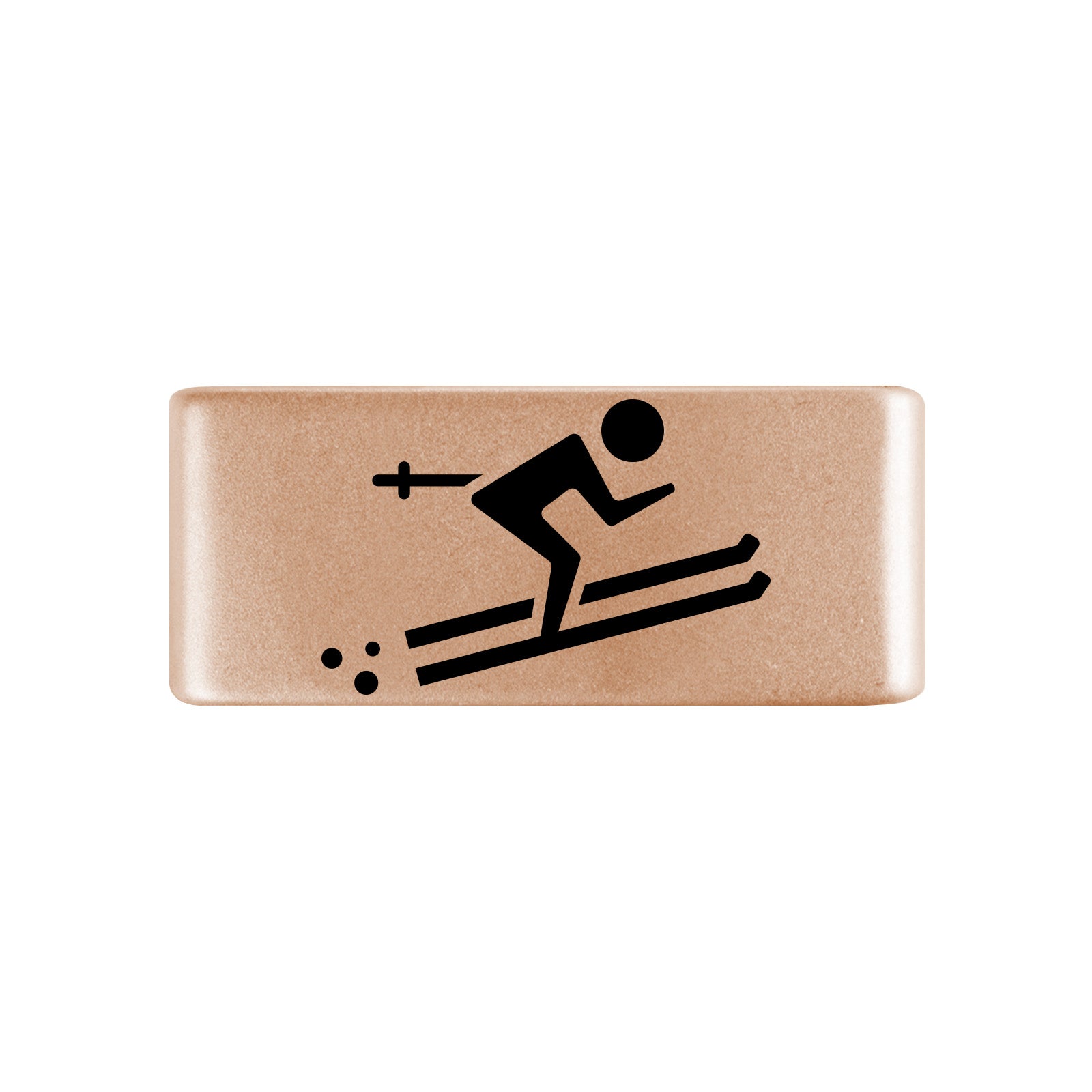 Ski Badge Badge 13mm Rose Gold ROAD iD