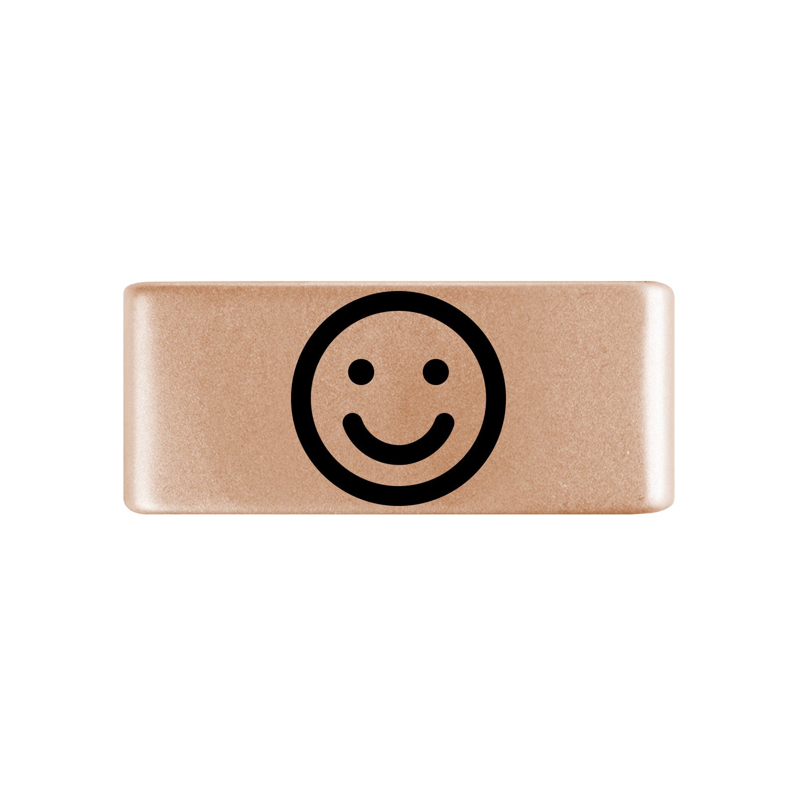 Smiley Face Badge Badge 13mm Rose Gold ROAD iD
