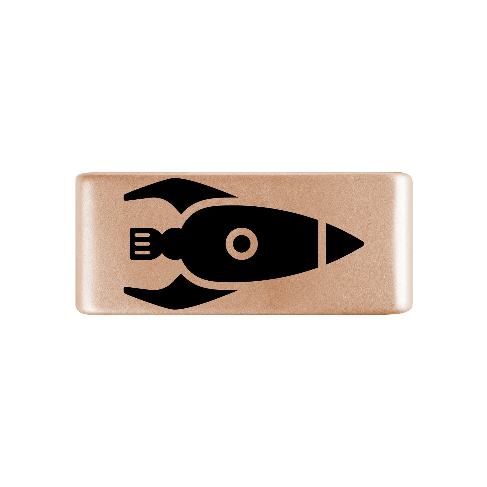 Rocketship Badge Badge 13mm Rose Gold ROAD iD