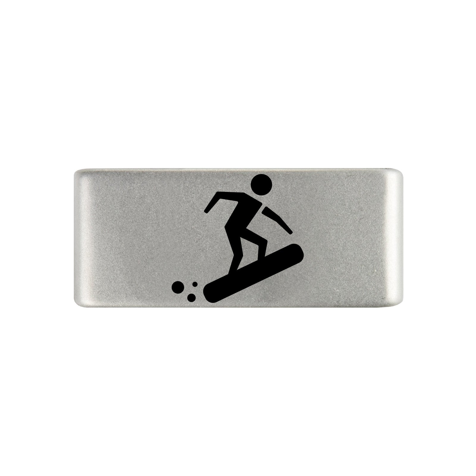 Snowboard Badge Badge 13mm Slate ROAD iD