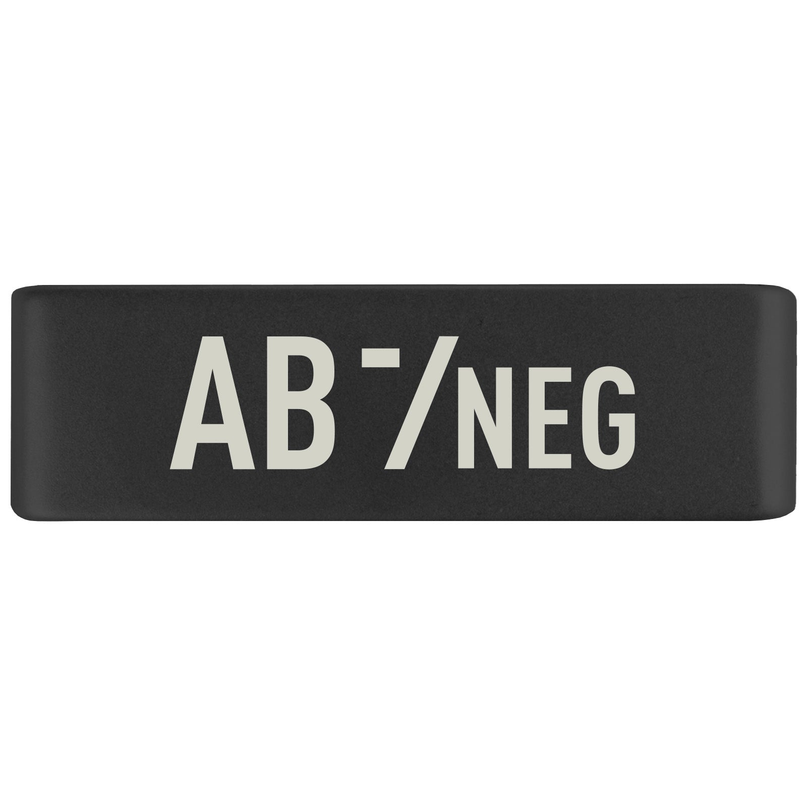 AB Negative Blood Type Badge Badge 19mm Graphite ROAD iD