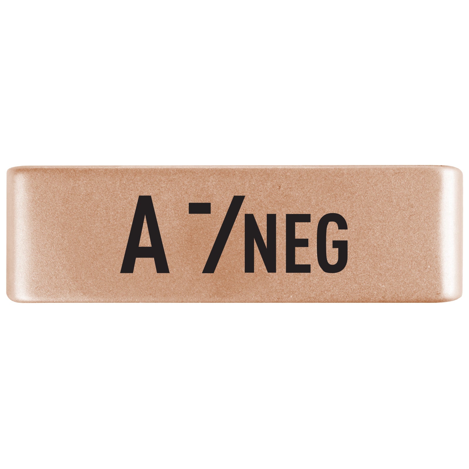 A Negative Blood Type Badge Badge 19mm Rose Gold ROAD iD