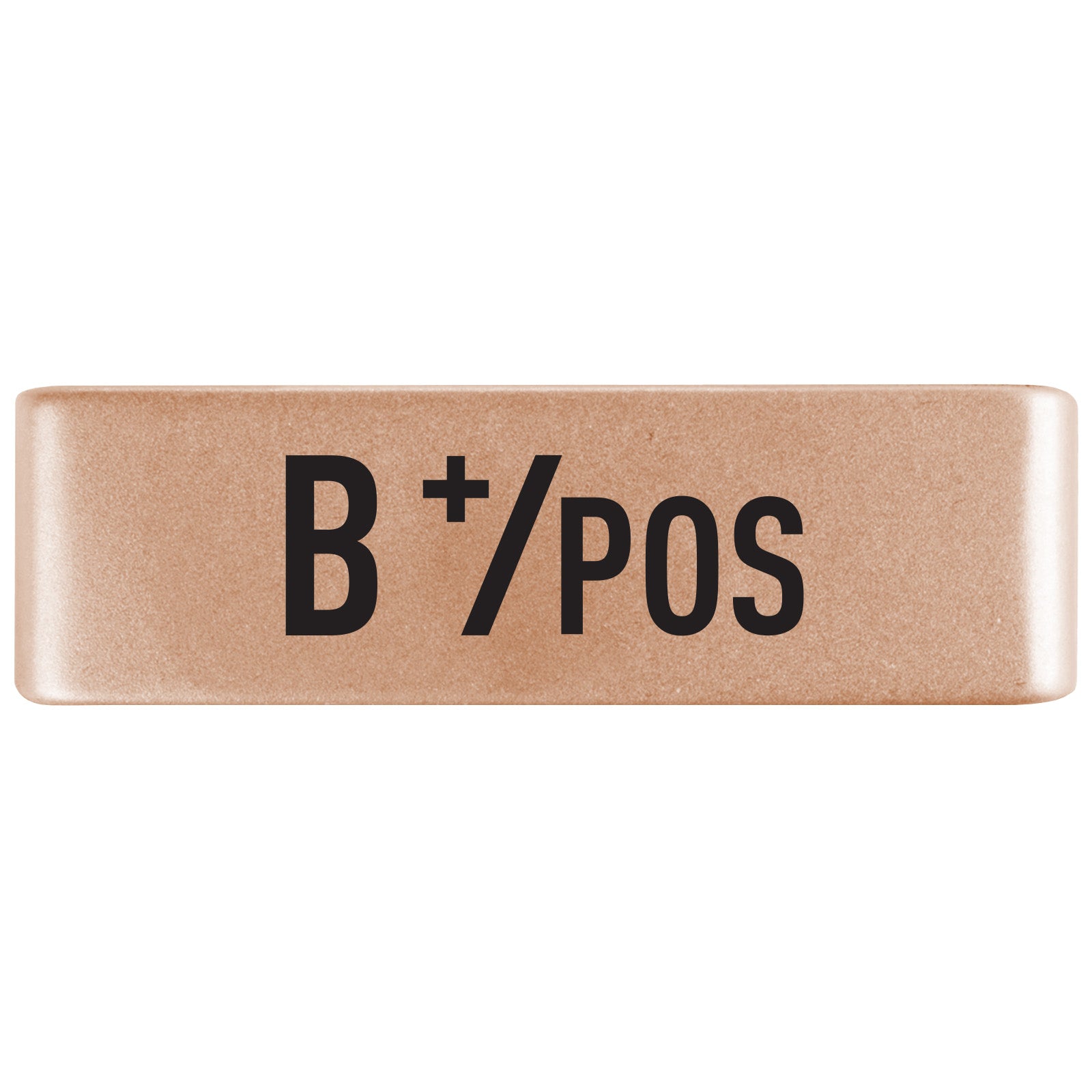 B Positive Blood Type Badge Badge 19mm Rose Gold ROAD iD