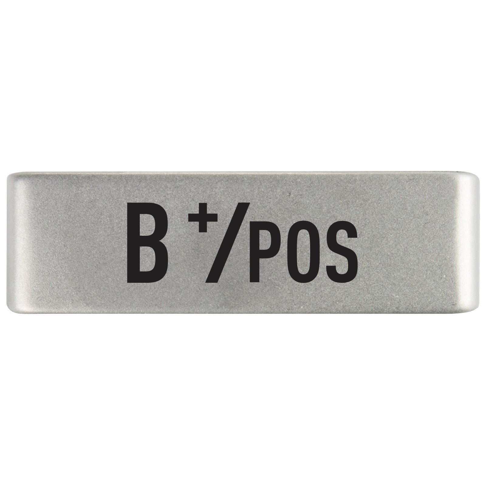 B Positive Blood Type Badge Badge 19mm Slate ROAD iD
