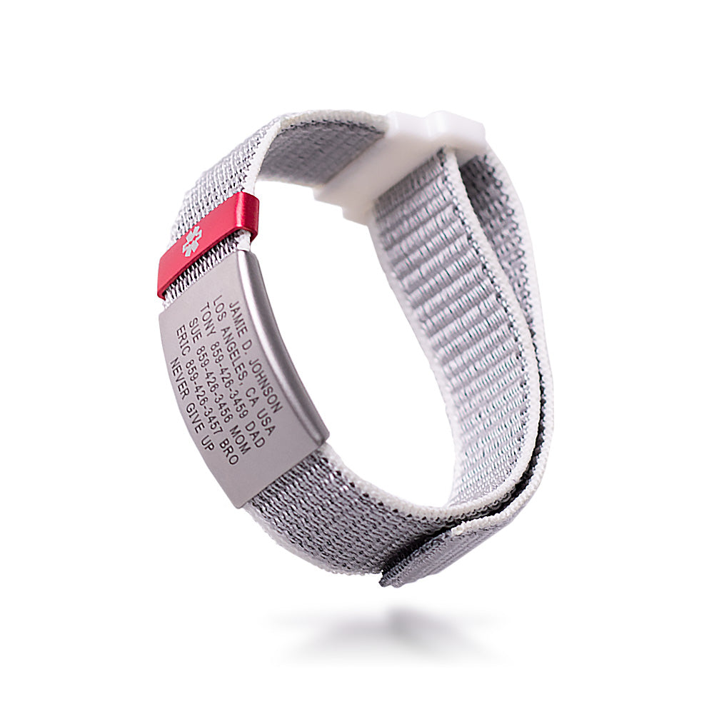 Nylon Loop Medical ID - SM - With iD Profile ID ROAD iD