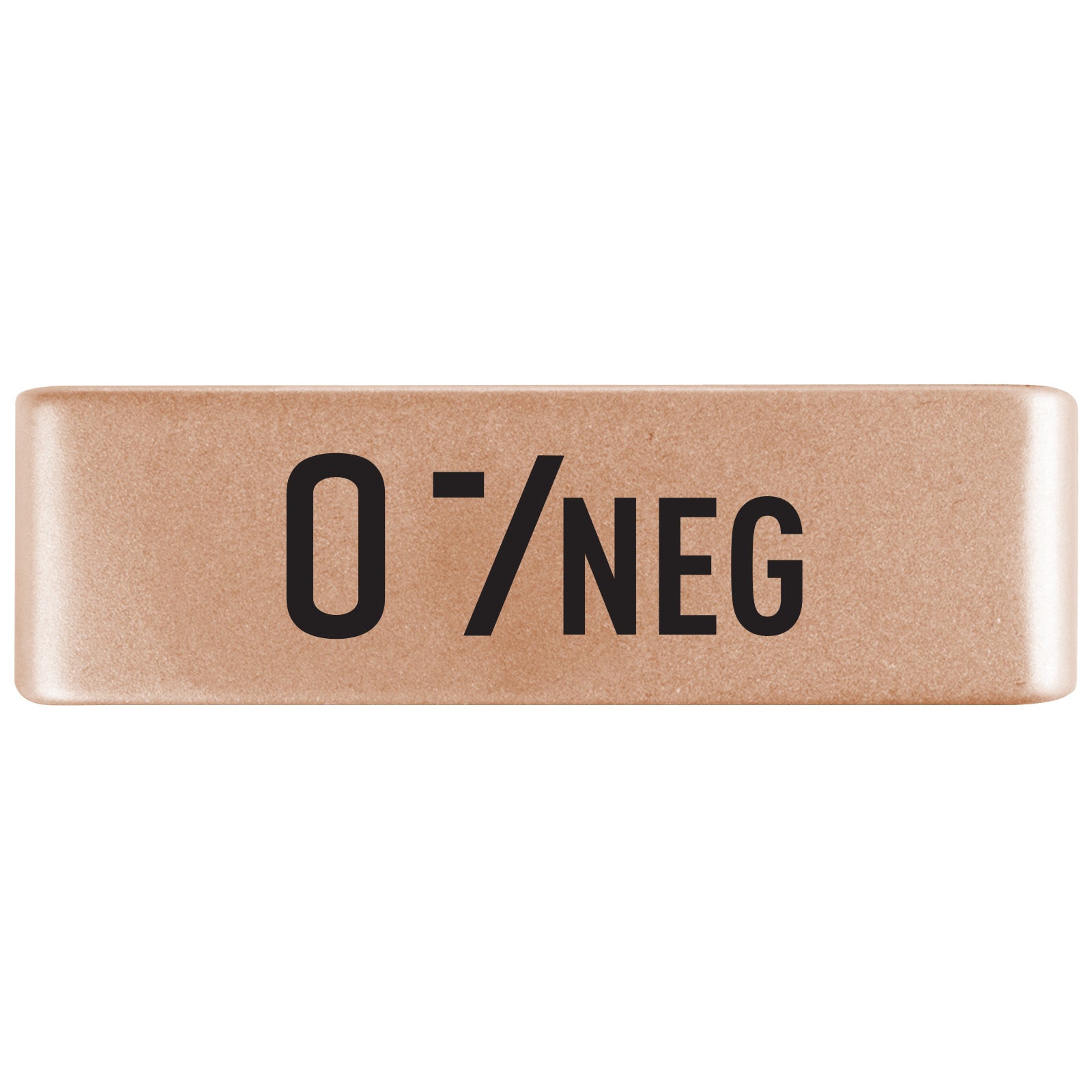 O Negative Blood Type Badge Badge 19mm Rose Gold ROAD iD