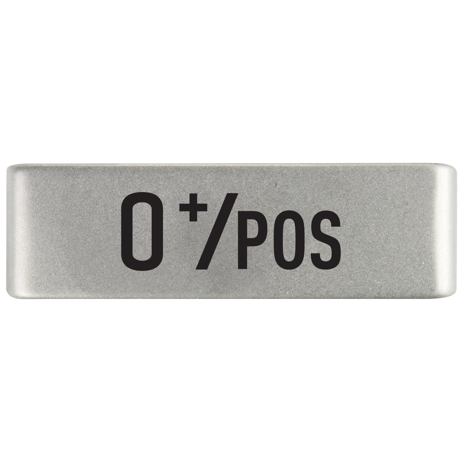 O Positive Blood Type Badge Badge 19mm Slate ROAD iD